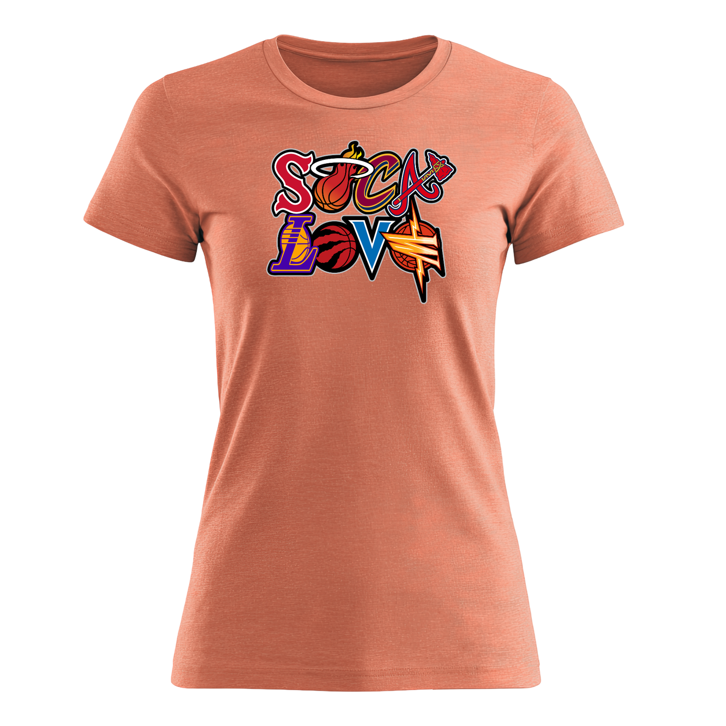 Soca Love Sports Icon Stacked - Women's Tee