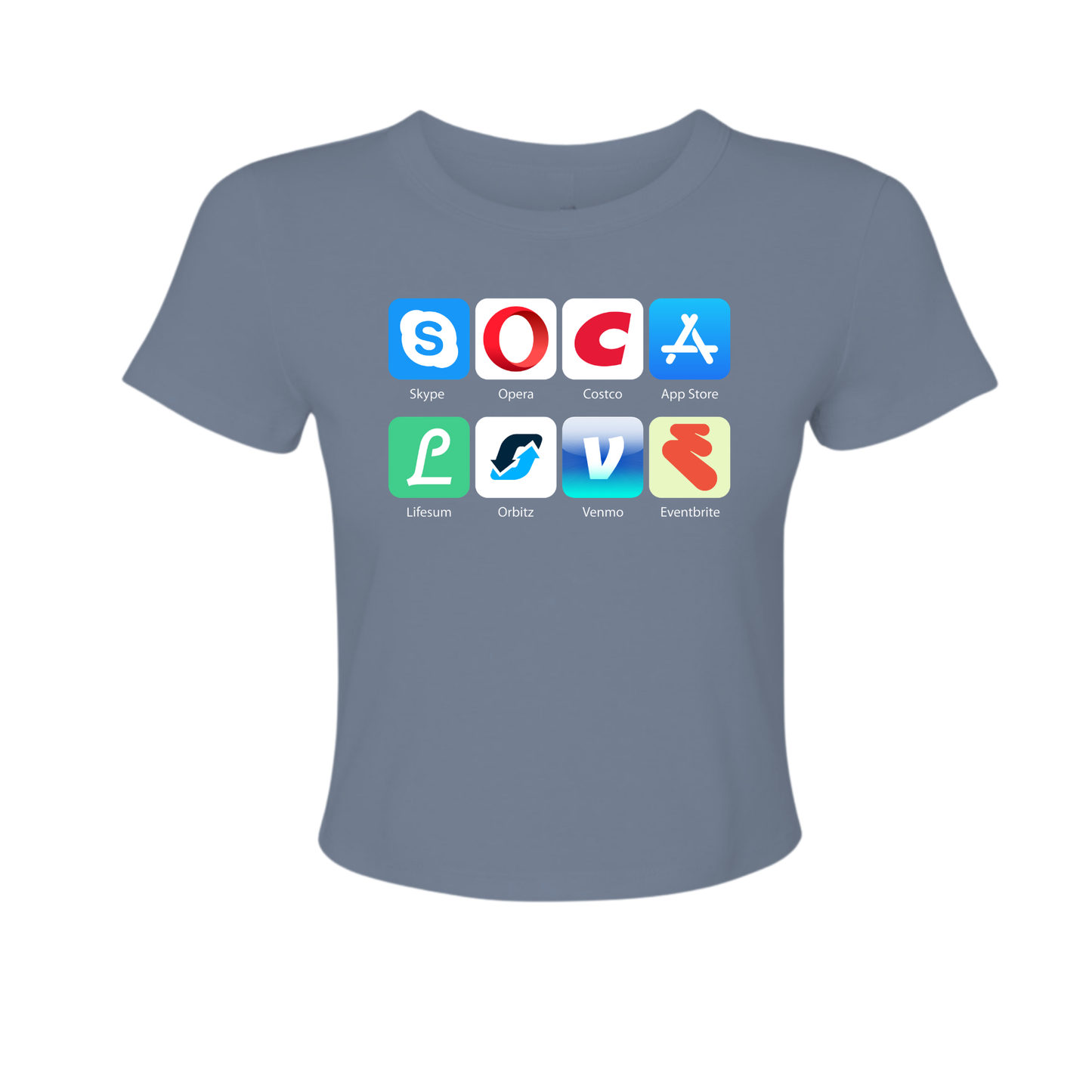 Soca Love Social Icon - Women's Baby Tee