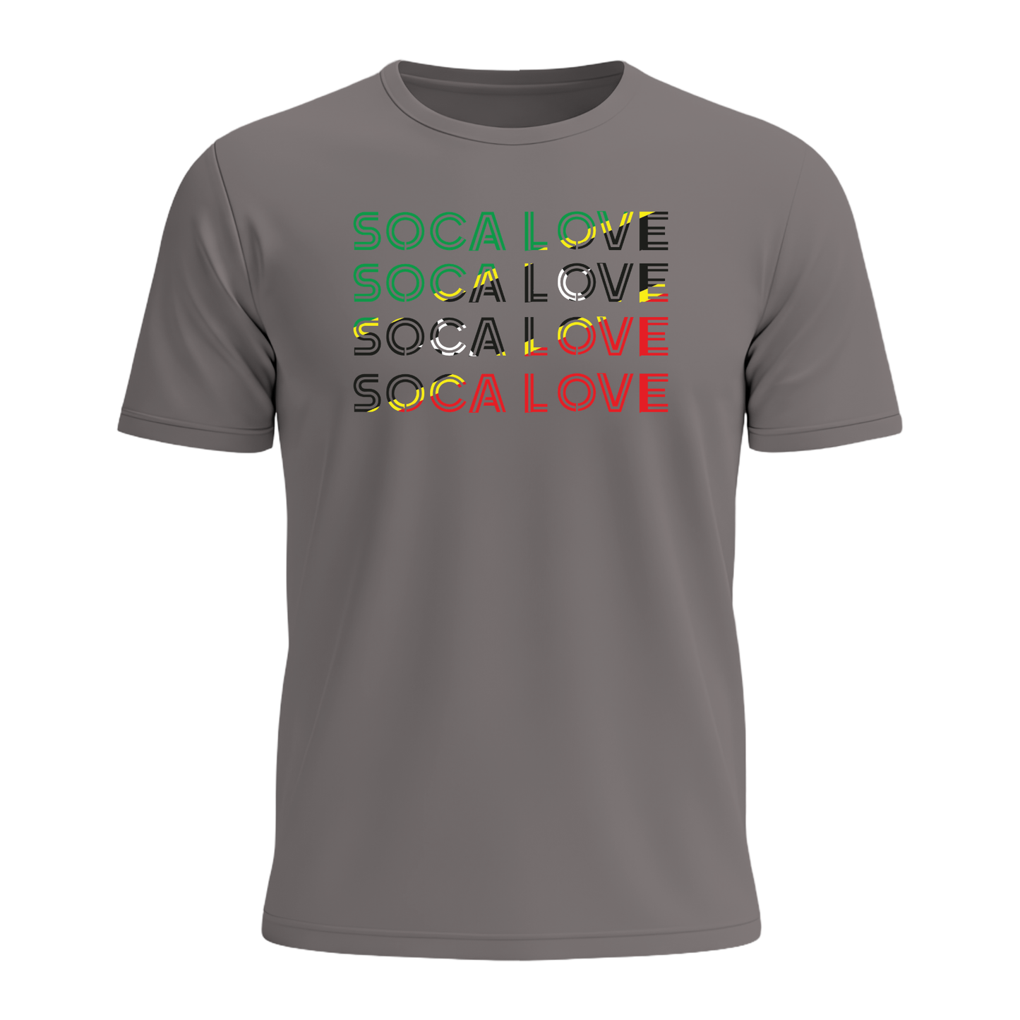 Soca Love Slant Colorblock I - Men's Tee