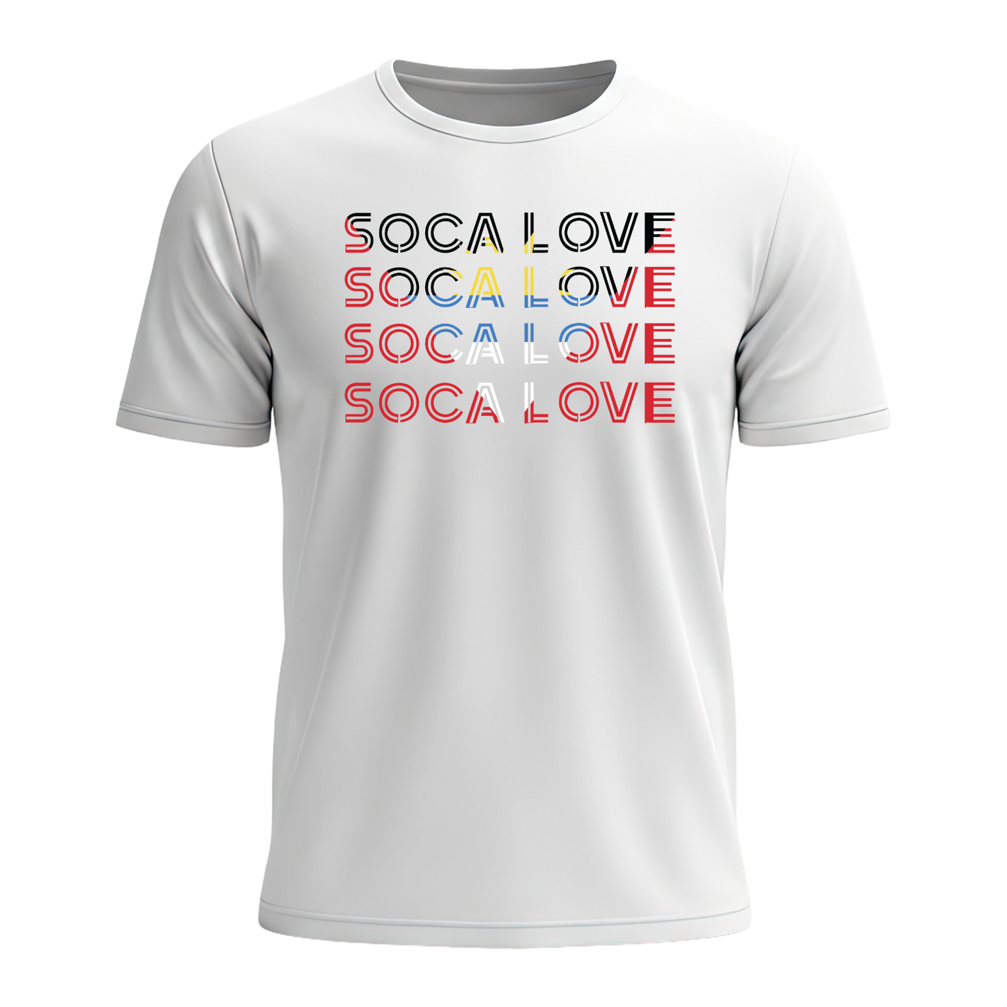 Soca Love Slant Colorblock II - Youth Tee