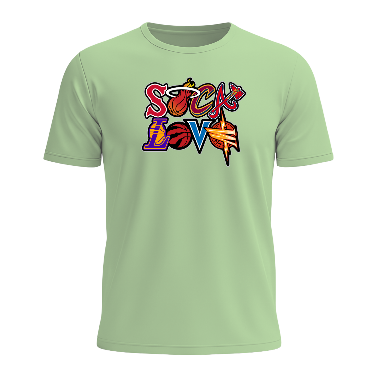 Soca Love Sports Icon Stacked - Men's Tee