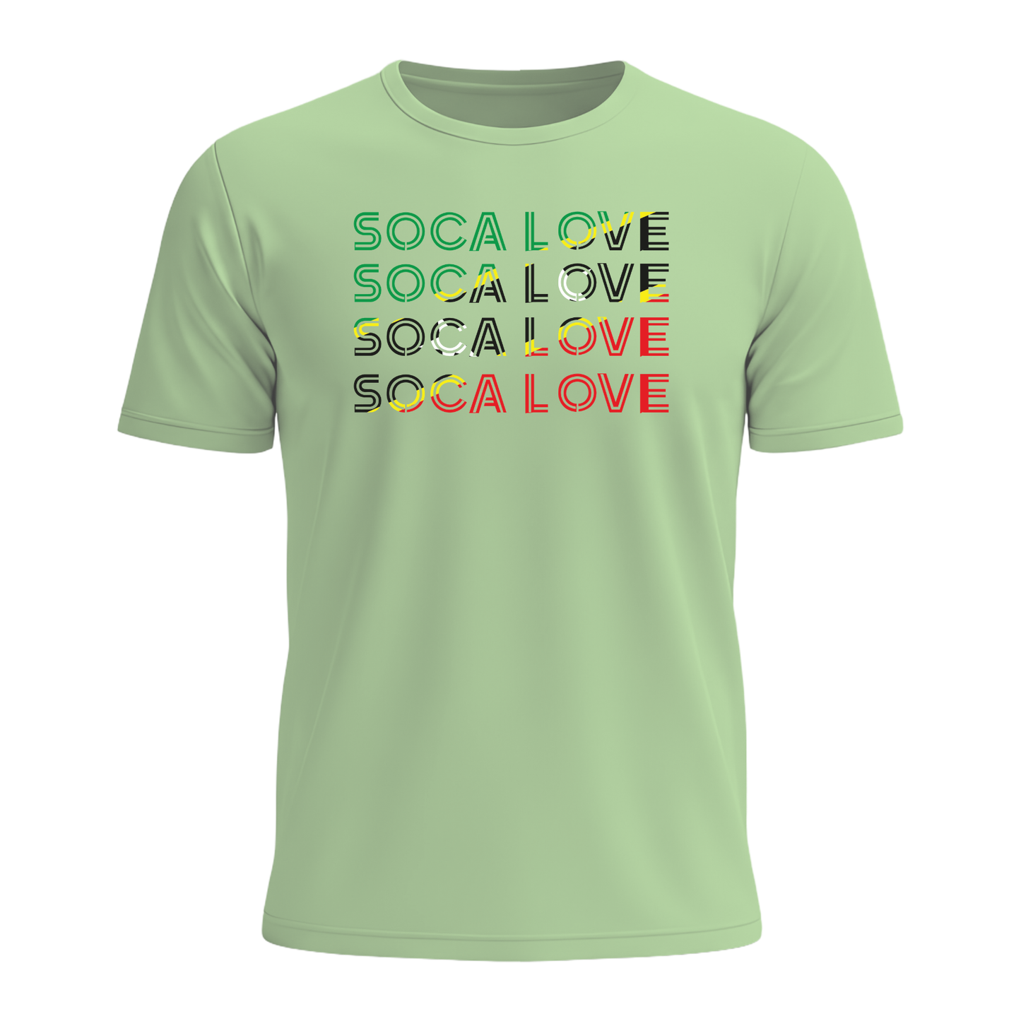 Soca Love Slant Colorblock I - Men's Tee