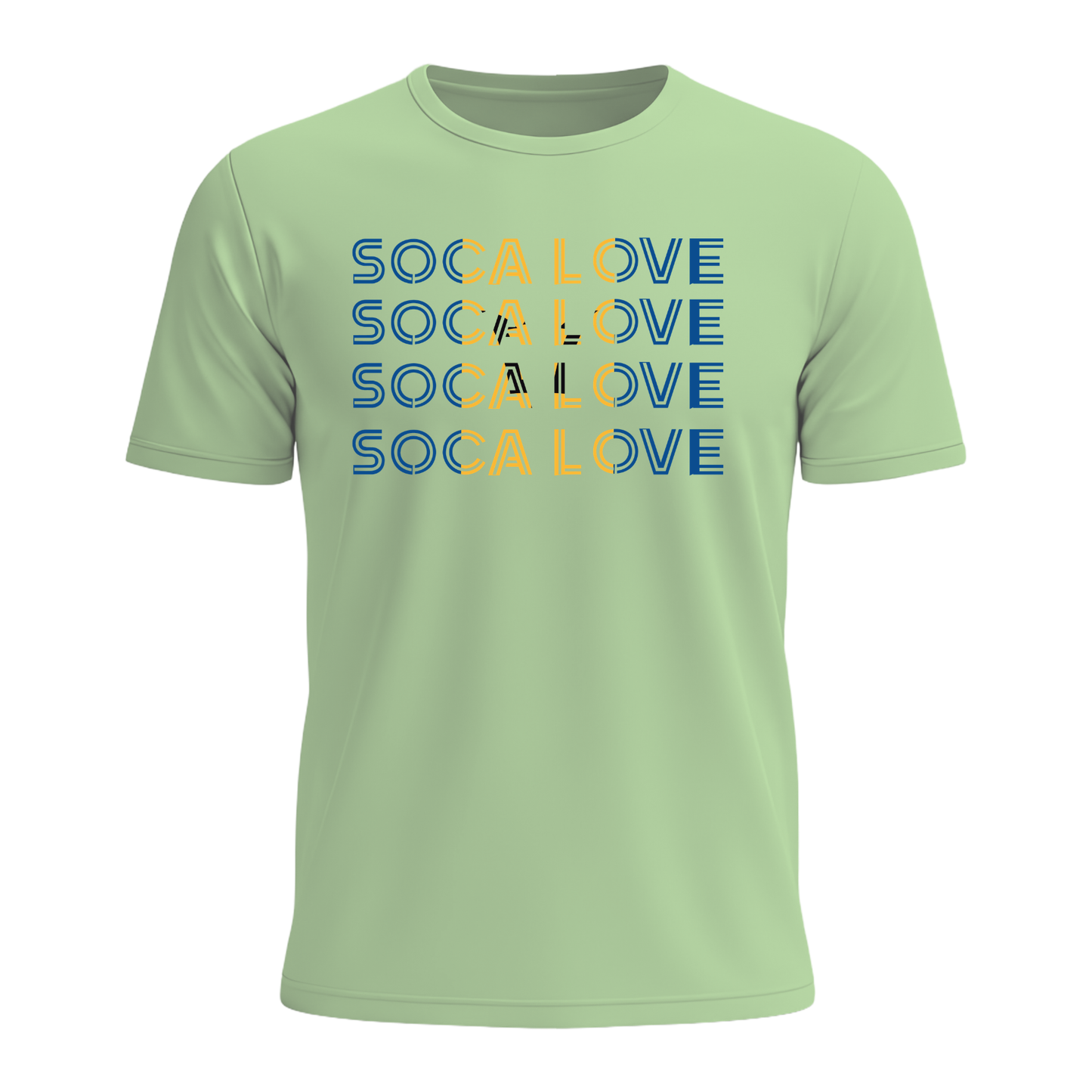 Soca Love Slant Colorblock IV - Men's Tee