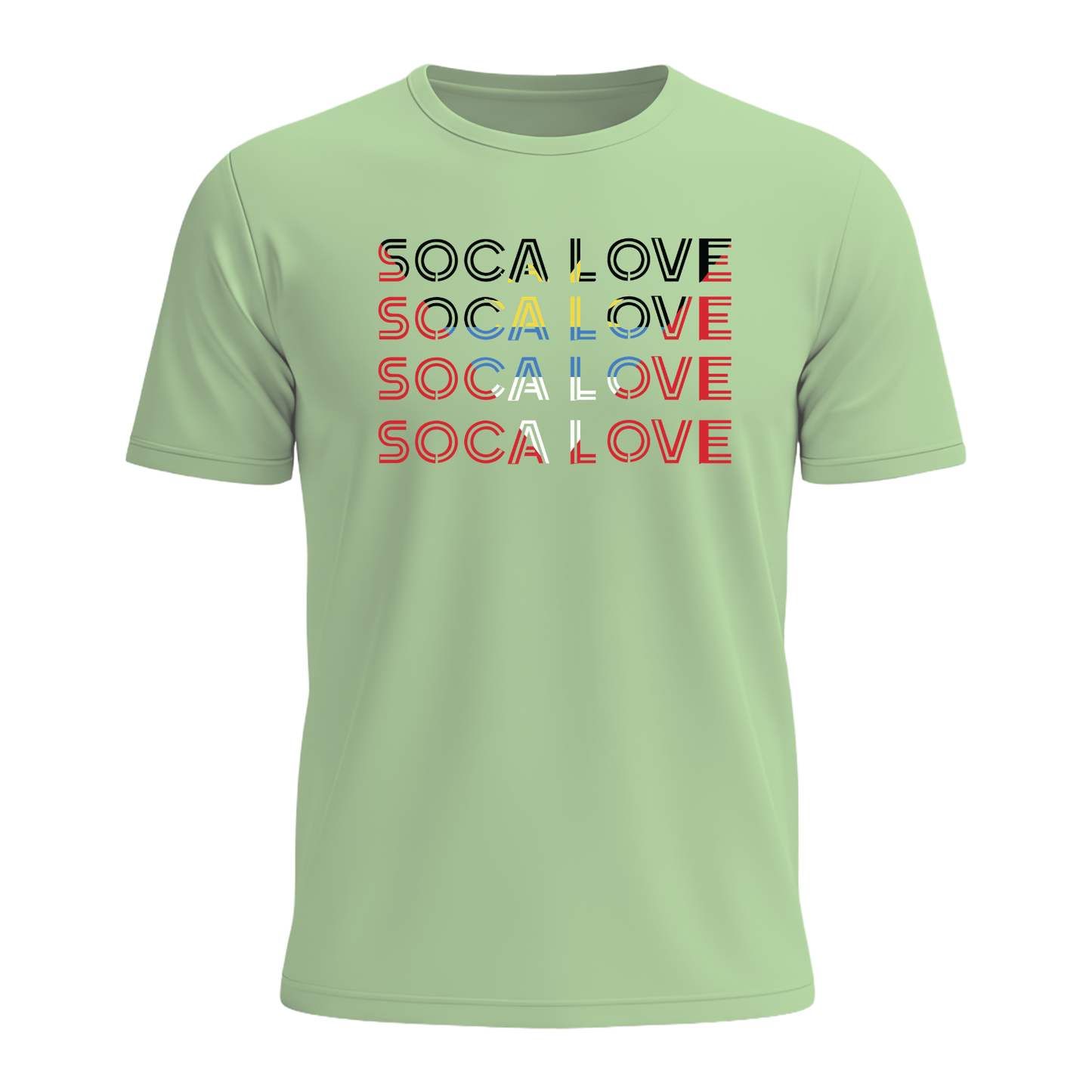 Soca Love Slant Colorblock II - Men's Tee