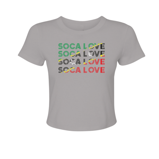 Soca Love Slant Colorblock II - Women's Baby Tee