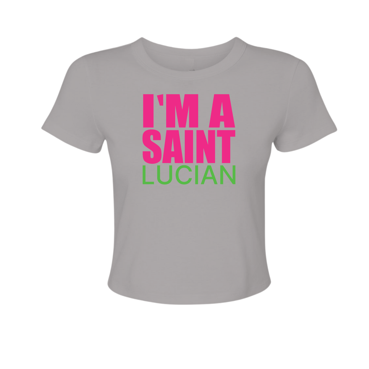 I Am Saint Lucian - Women's Baby Tee