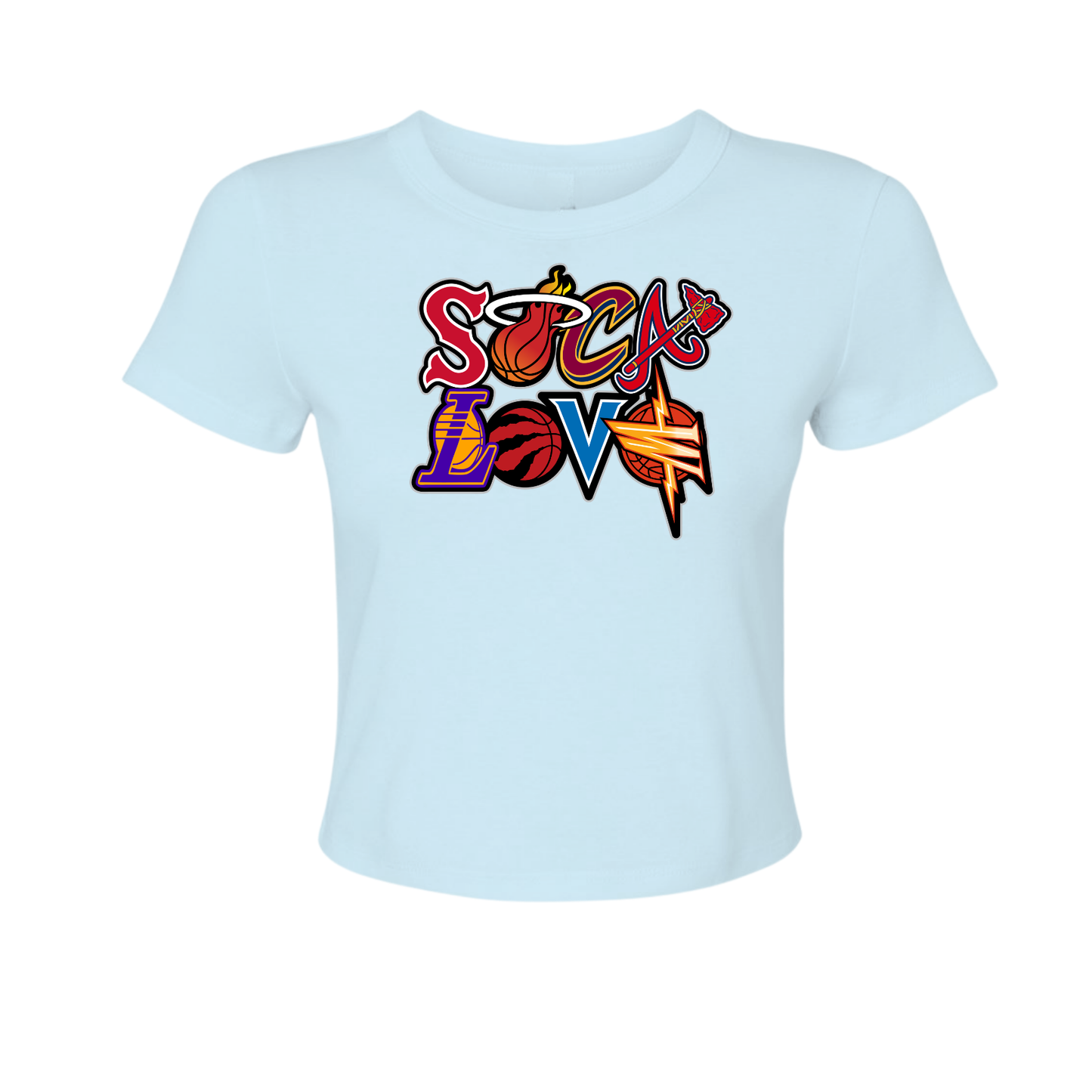 Soca Love Sports Icon Stacked - Women's Baby Tee