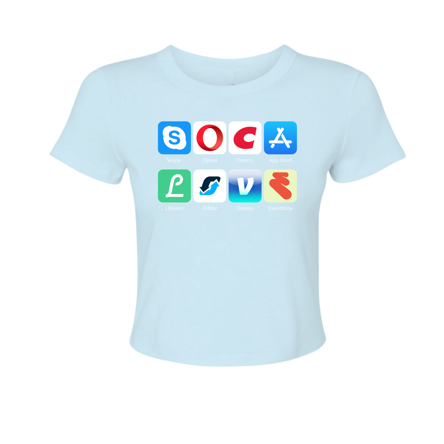 Soca Love Social Icon - Women's Baby Tee