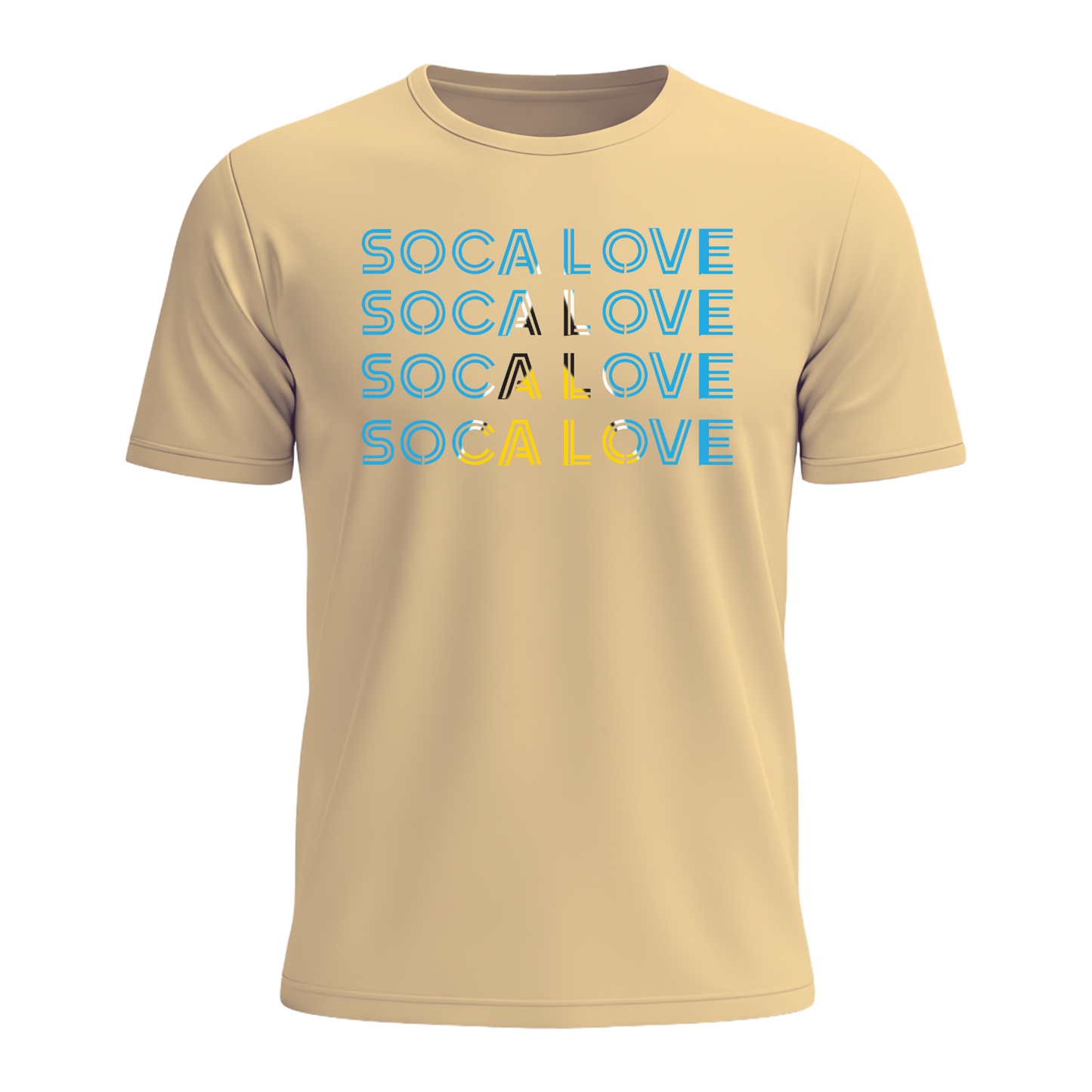 Soca Love Slant Colorblock III - Men's Tee