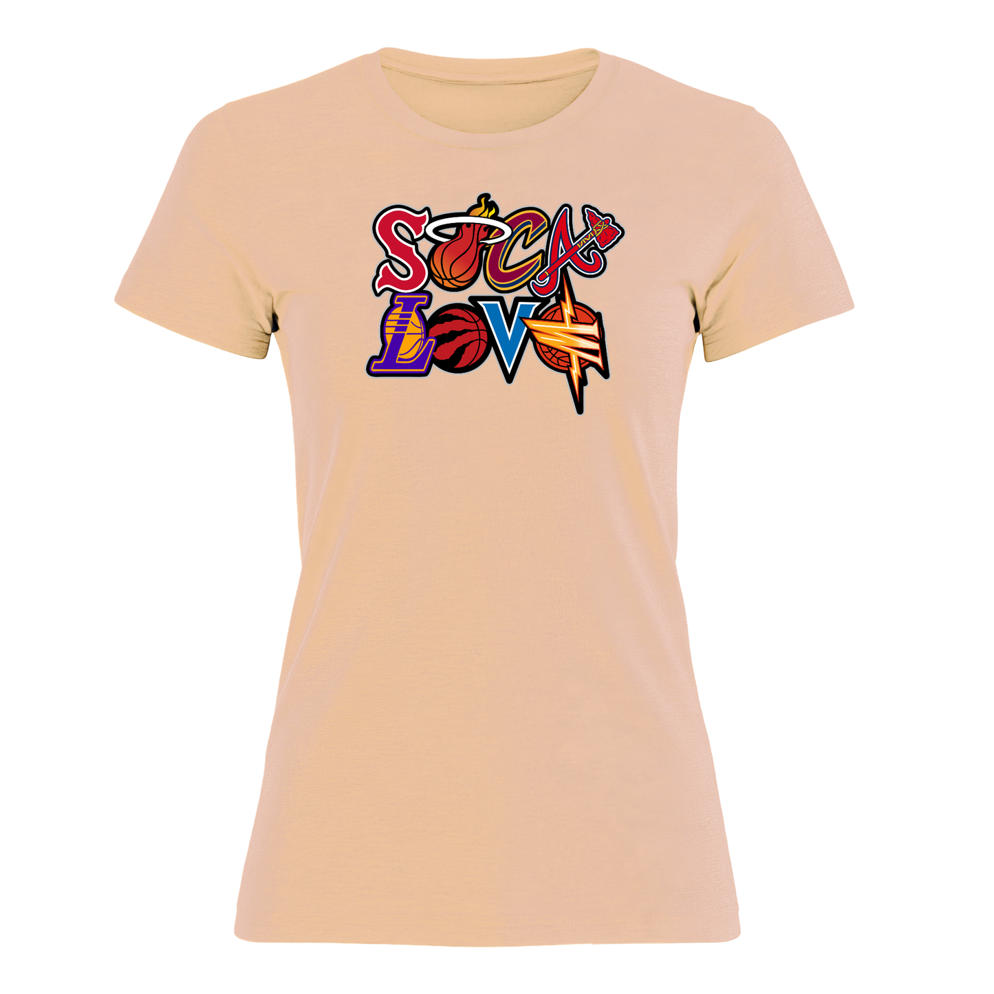 Soca Love Sports Icon Stacked - Women's Tee