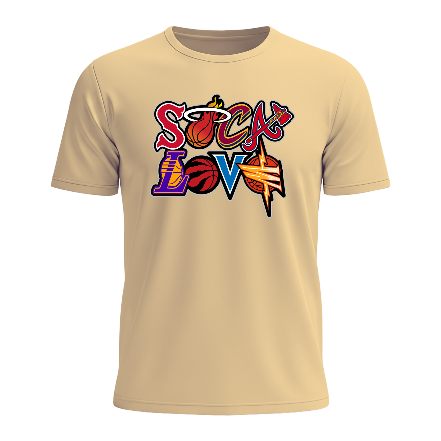 Soca Love Sports Icon Stacked - Youth Tee