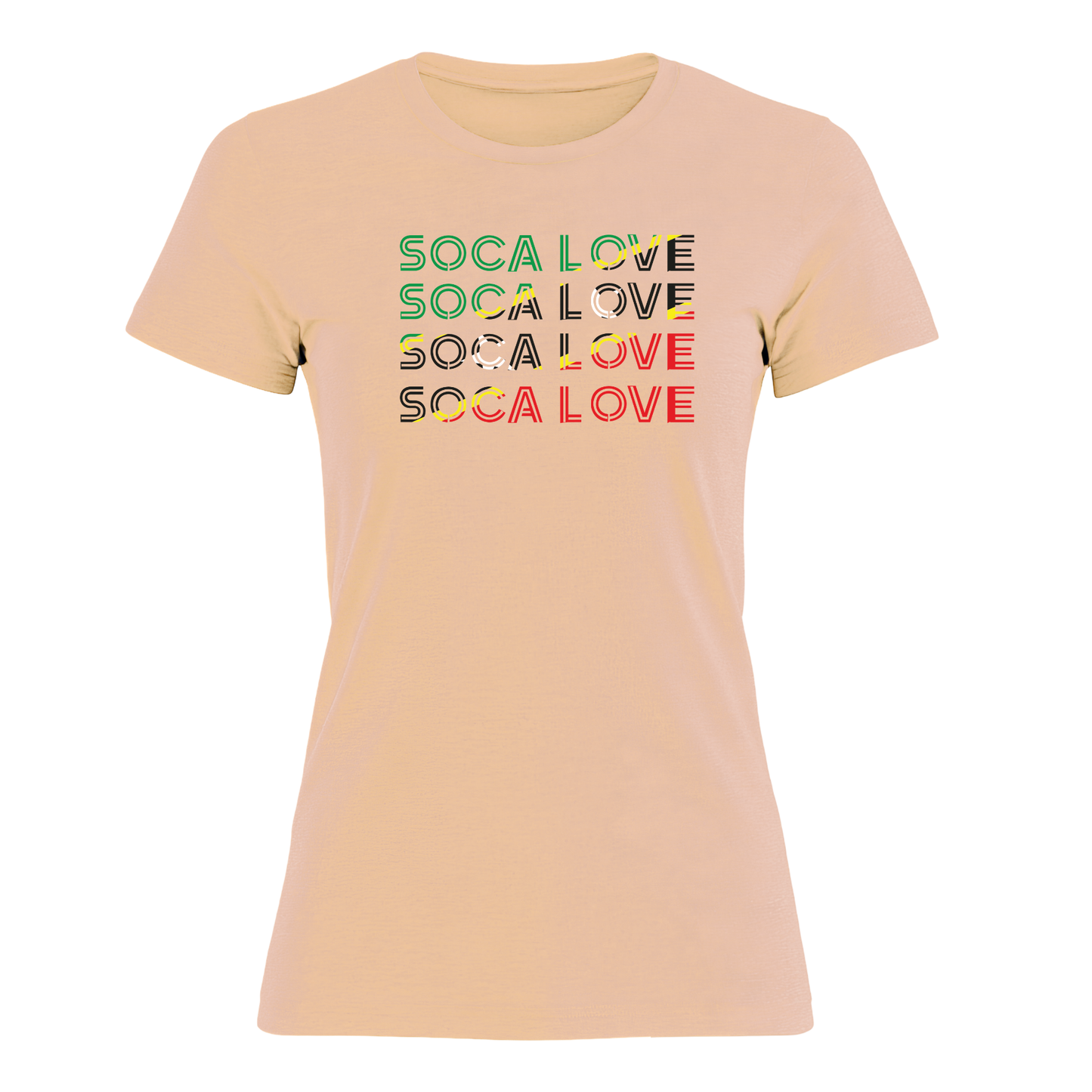 Soca Love Slant Colorblock I - Women's Tee