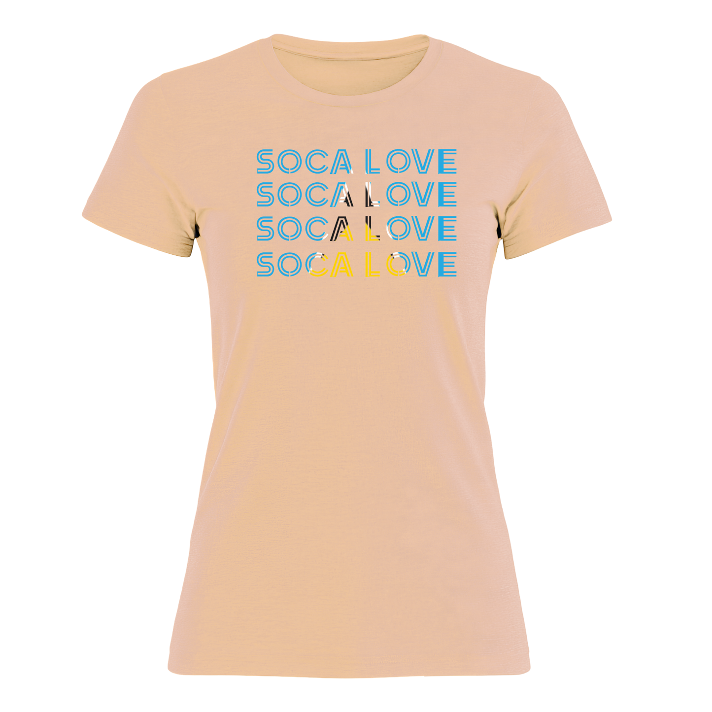 Soca Love Slant Colorblock III - Women's Tee