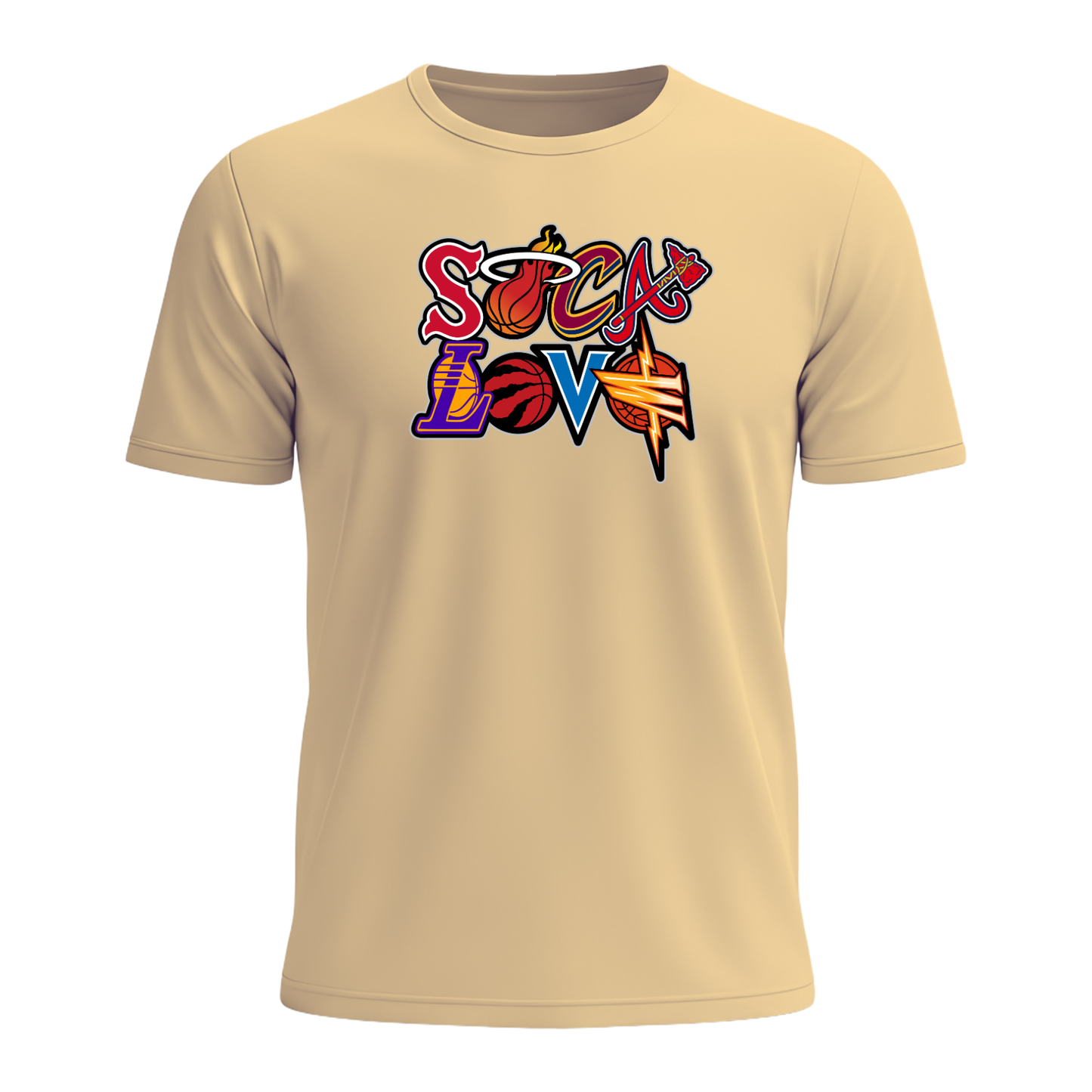 Soca Love Sports Icon Stacked - Men's Tee