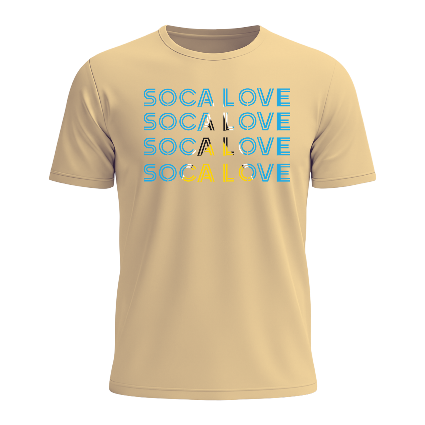 Soca Love Slant Colorblock III - Youth Tee