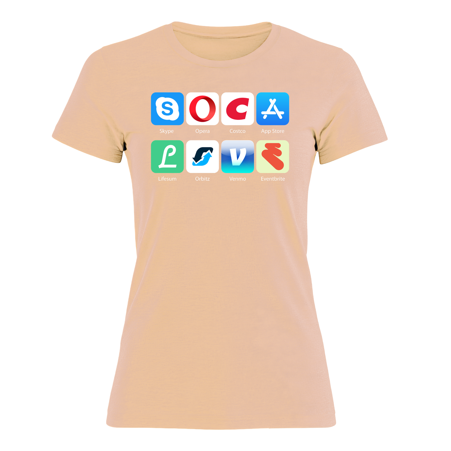 Soca Love Social Icon - Women's Tee