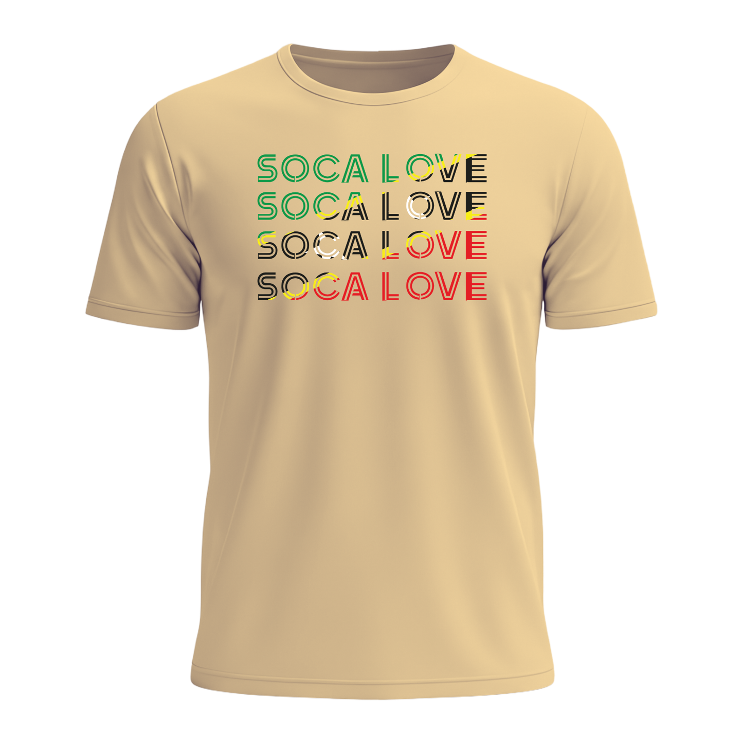 Soca Love Slant Colorblock I - Men's Tee