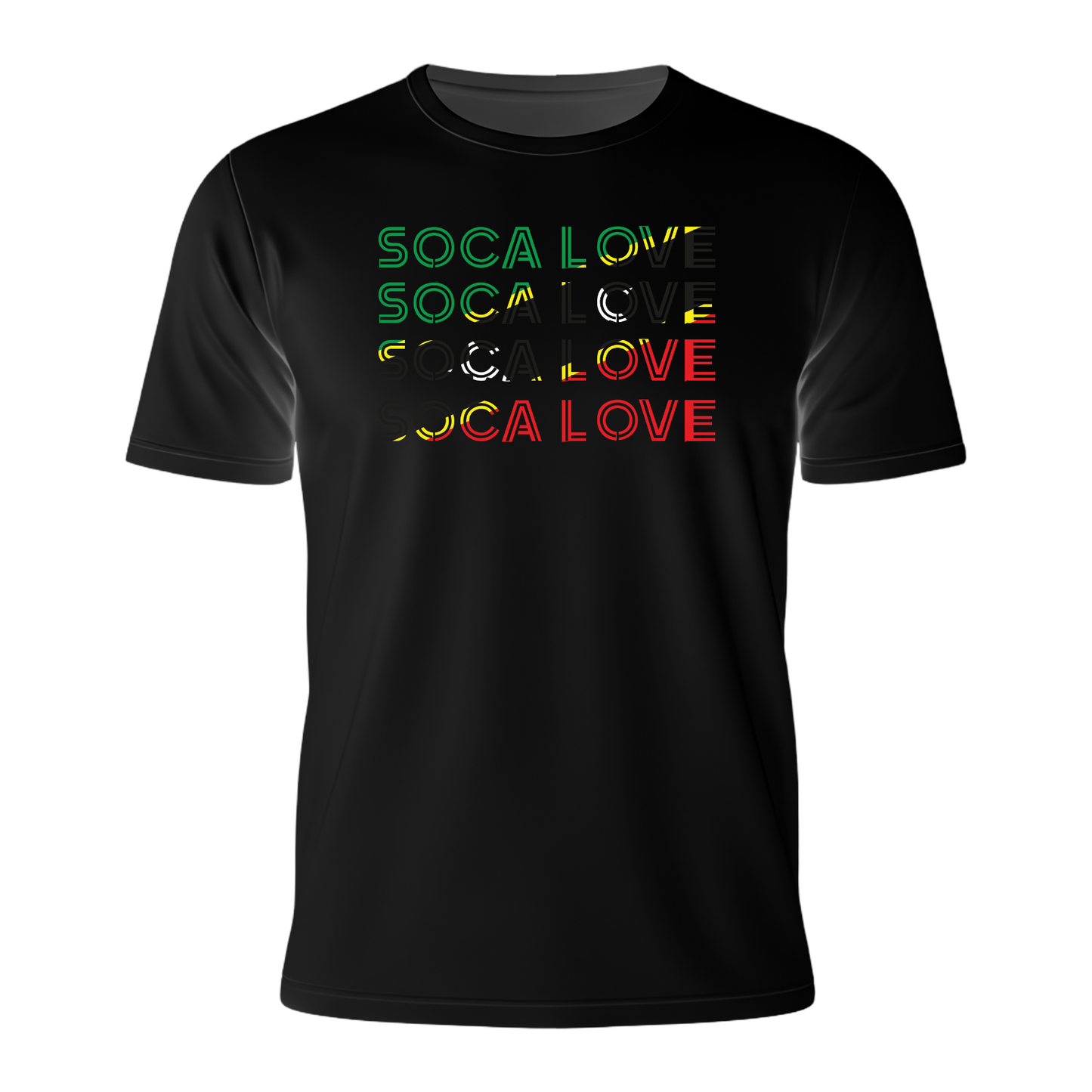 Soca Love Slant Colorblock I - Men's Tee