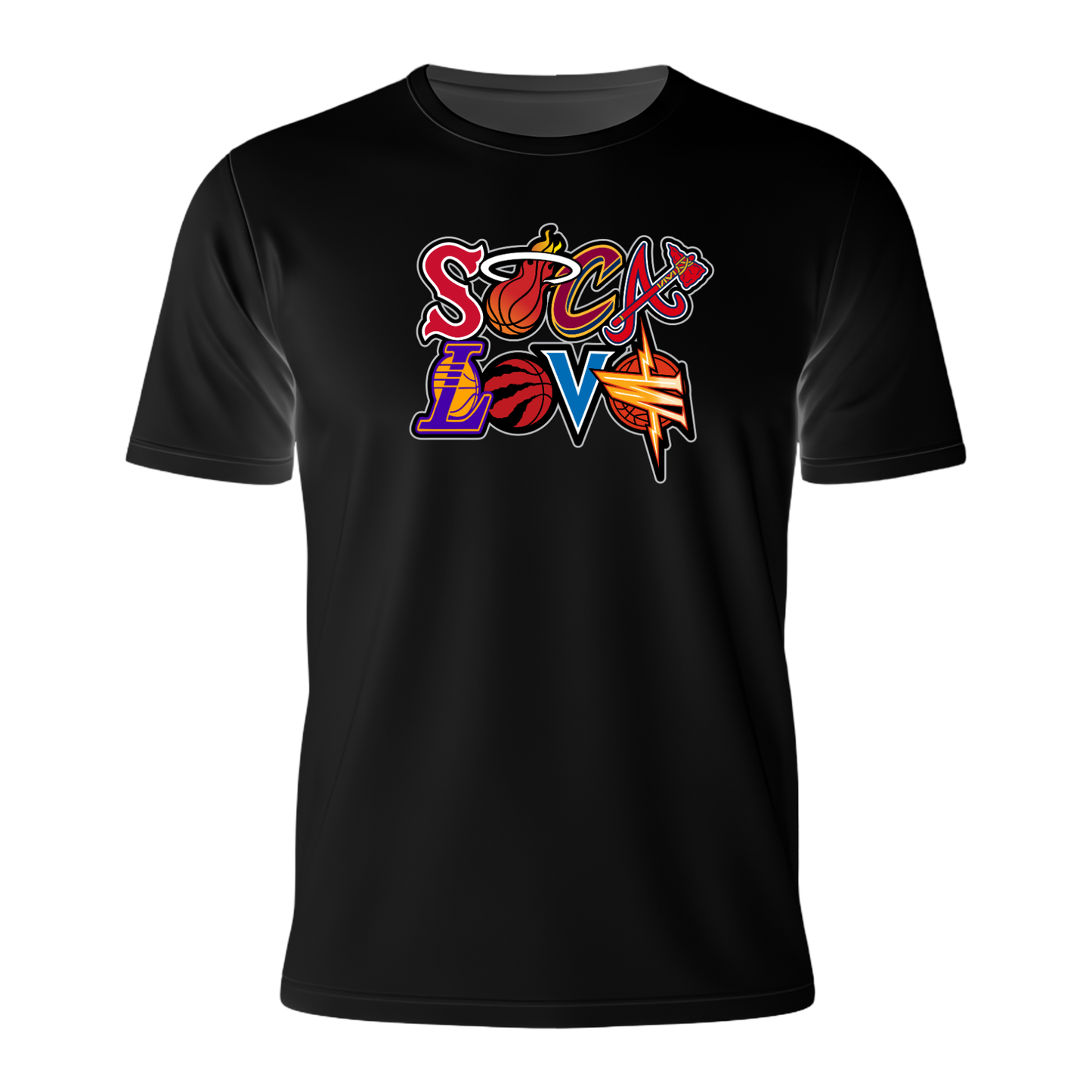 Soca Love Sports Icon Stacked - Men's Tee