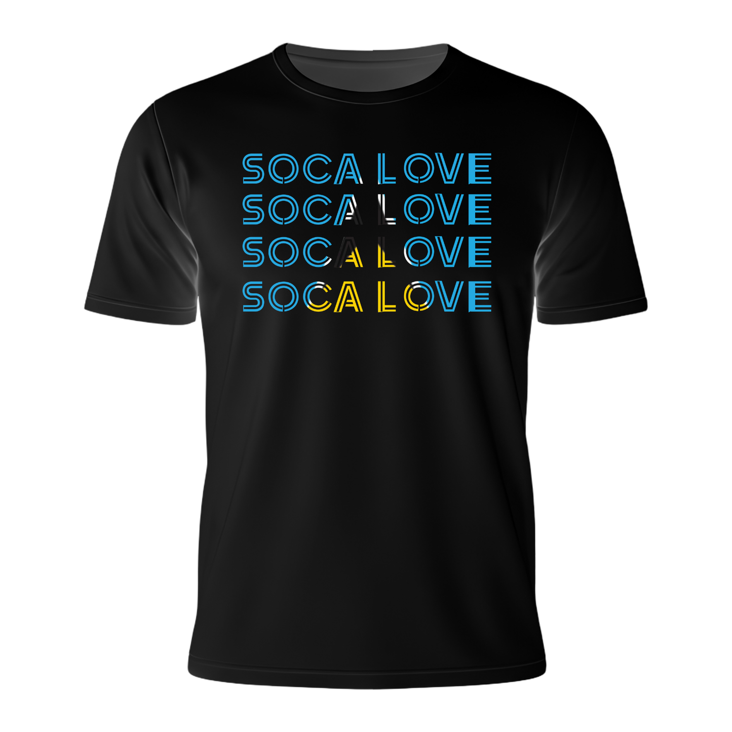 Soca Love Slant Colorblock III - Men's Tee