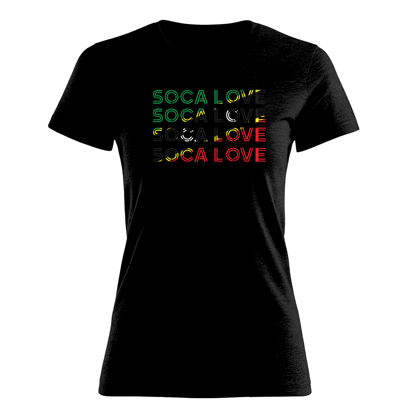 Soca Love Slant Colorblock I - Women's Tee