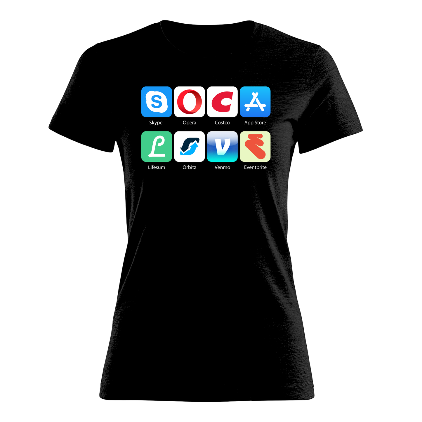 Soca Love Social Icon - Women's Tee