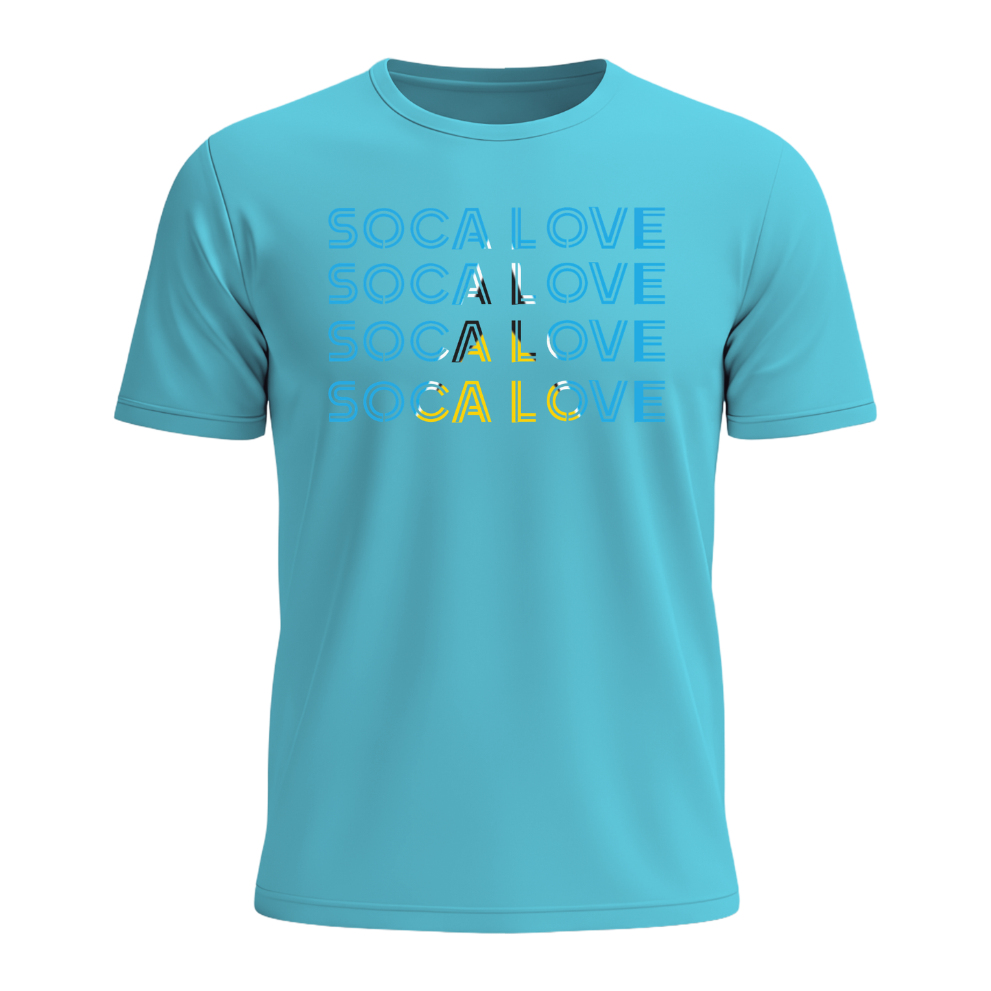 Soca Love Slant Colorblock III - Men's Tee
