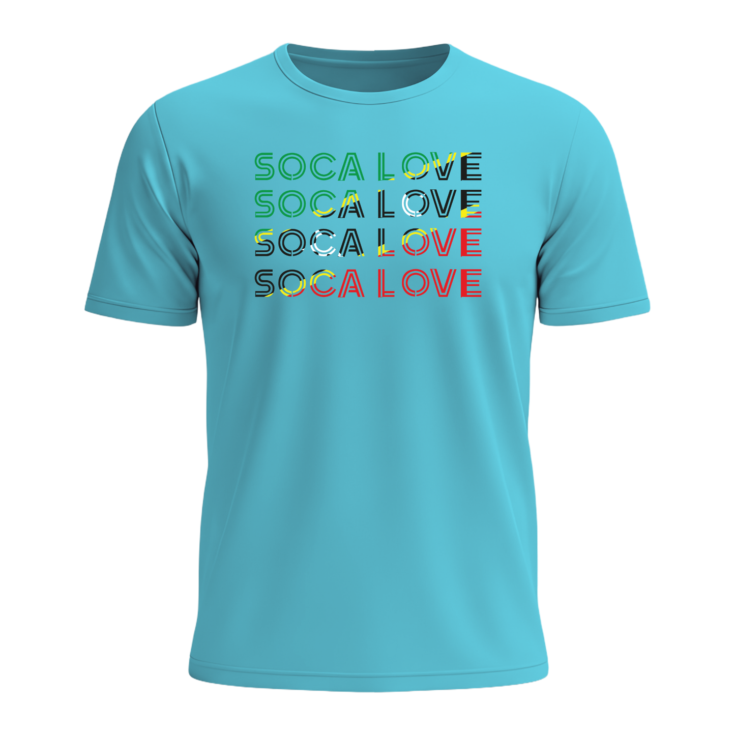 Soca Love Slant Colorblock I - Men's Tee