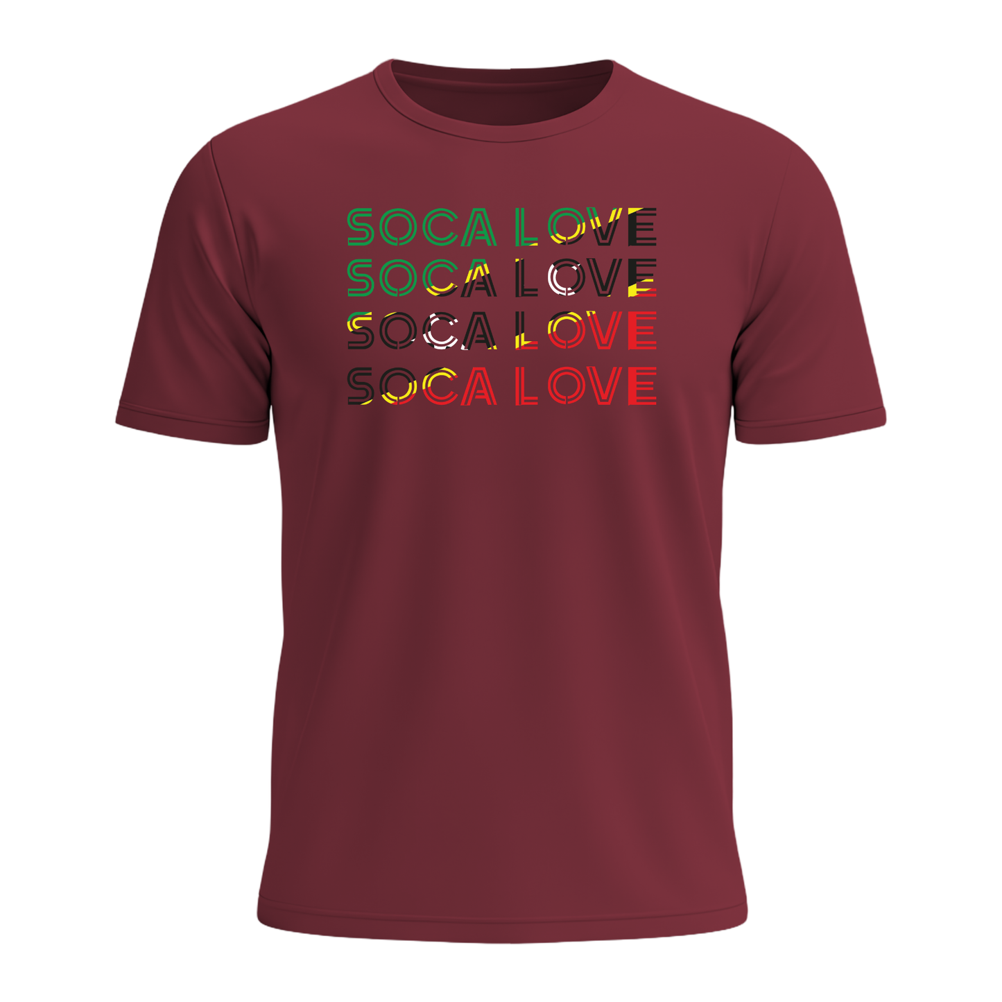 Soca Love Slant Colorblock I - Men's Tee