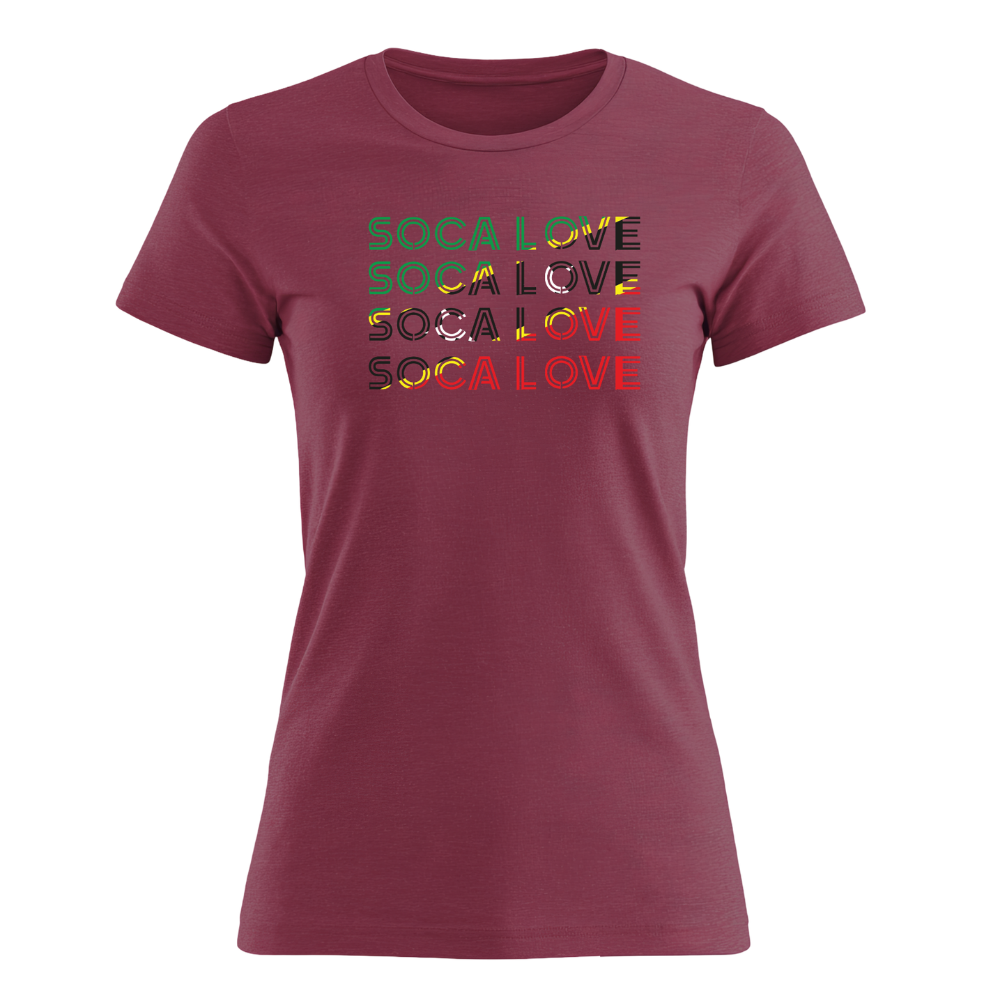 Soca Love Slant Colorblock I - Women's Tee