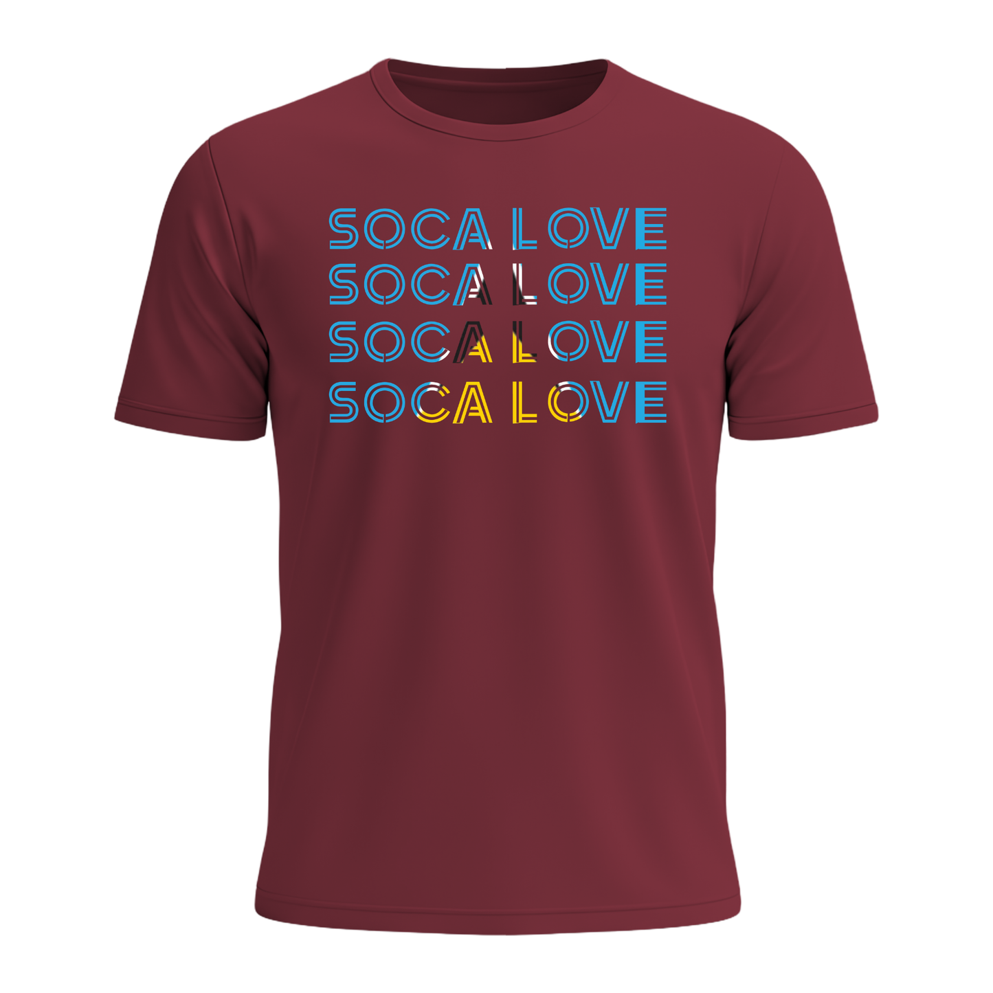 Soca Love Slant Colorblock III - Men's Tee