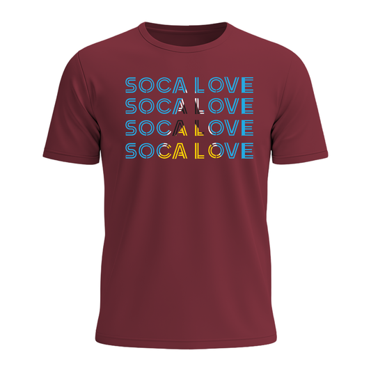 Soca Love Slant Colorblock III - Youth Tee