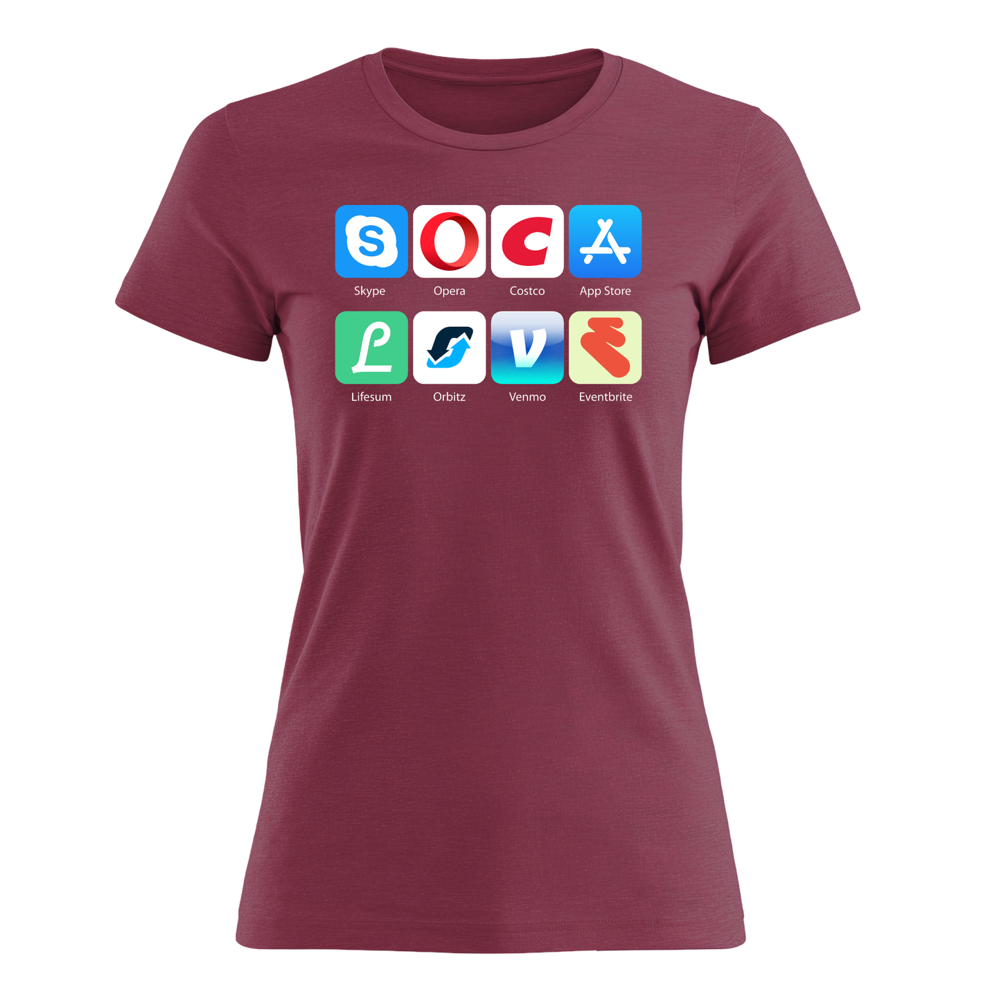 Soca Love Social Icon - Women's Tee