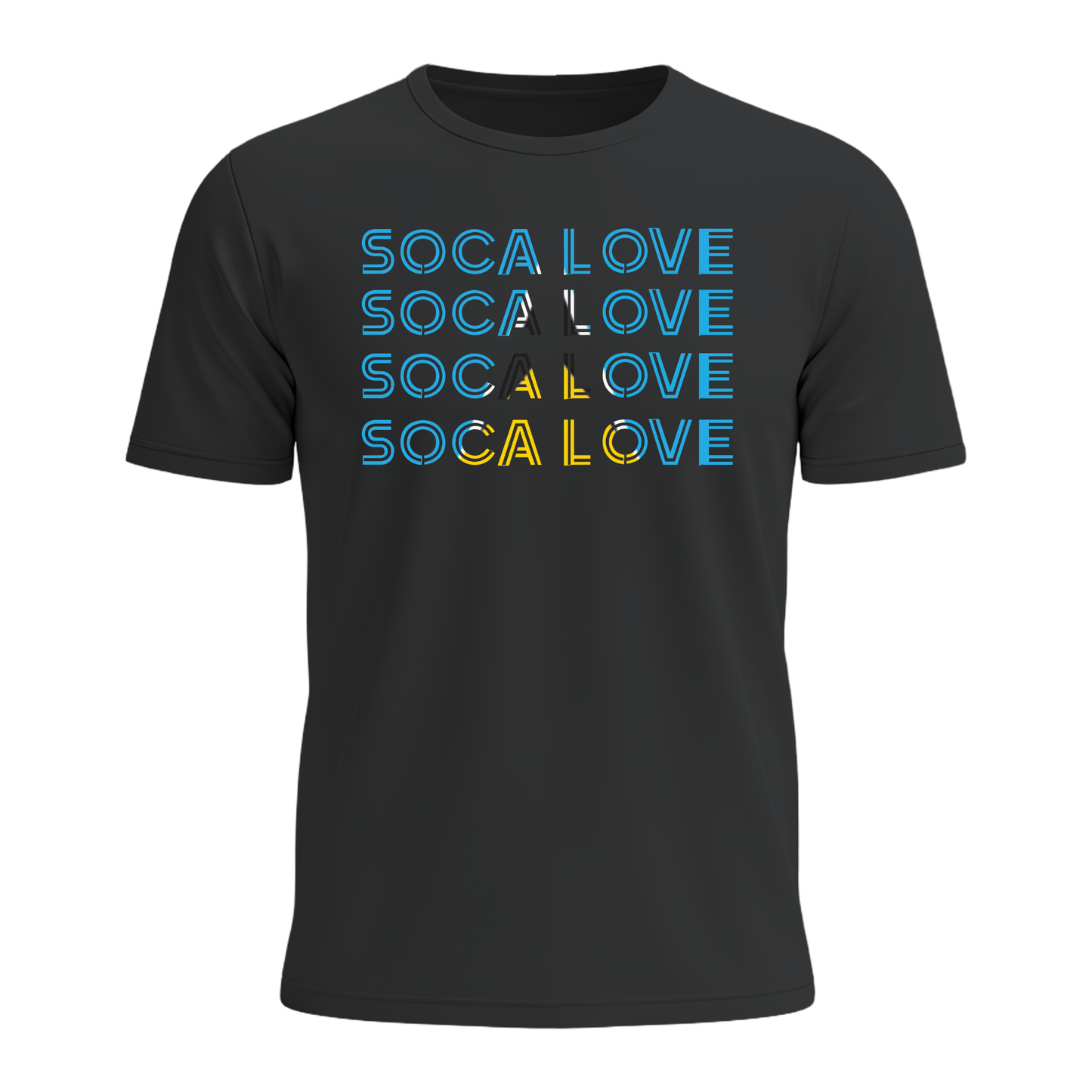Soca Love Slant Colorblock III - Men's Tee