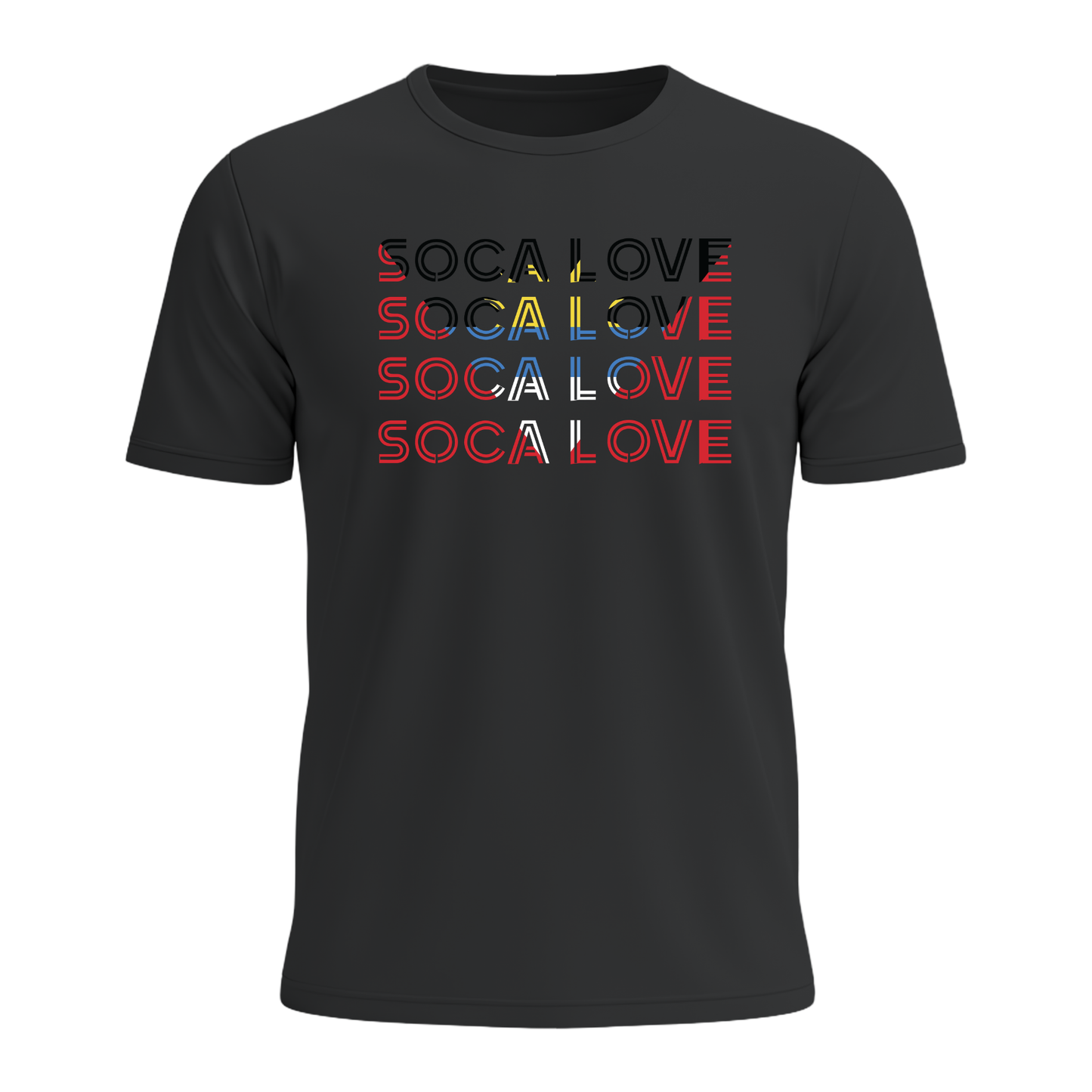Soca Love Slant Colorblock II - Men's Tee