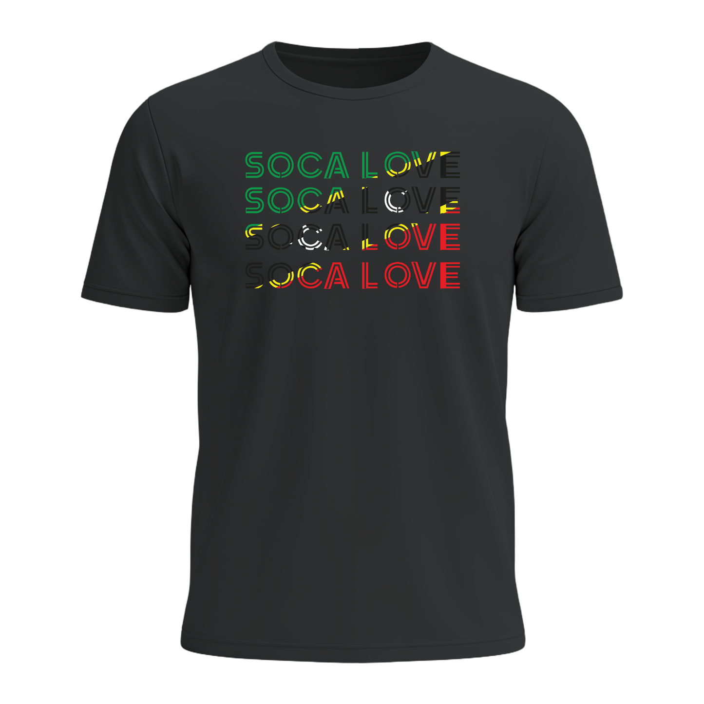 Soca Love Slant Colorblock I - Youth Tee