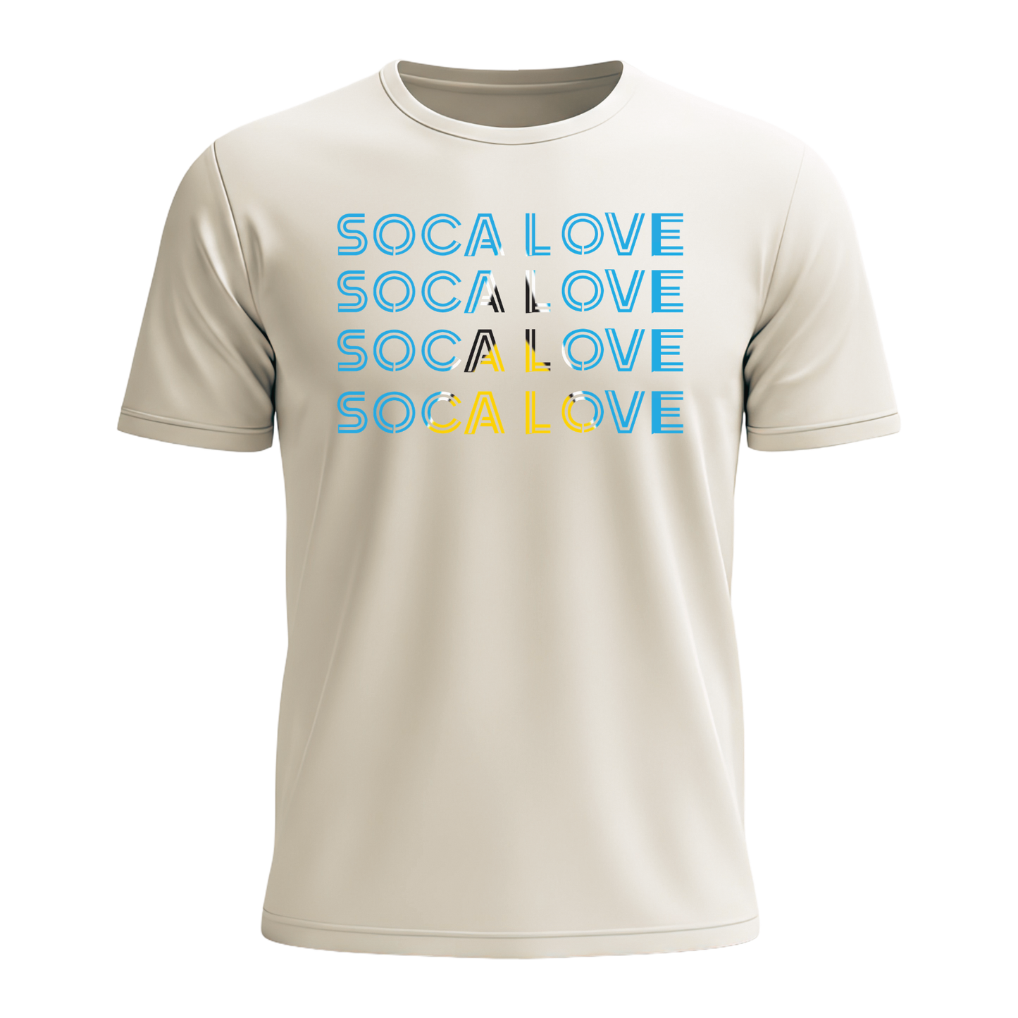 Soca Love Slant Colorblock III - Men's Tee