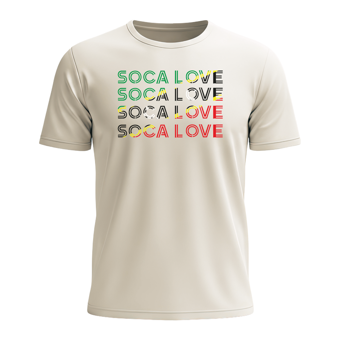 Soca Love Slant Colorblock I - Men's Tee