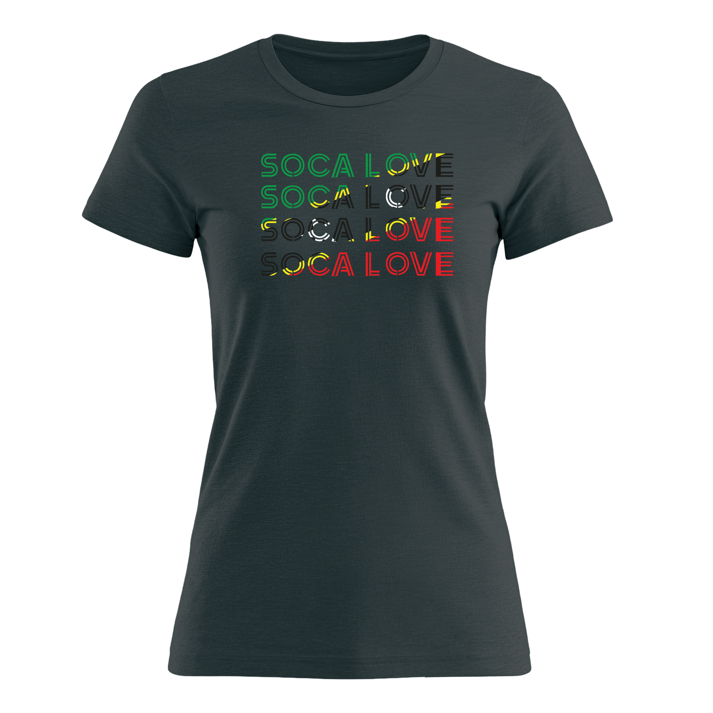 Soca Love Slant Colorblock I - Women's Tee