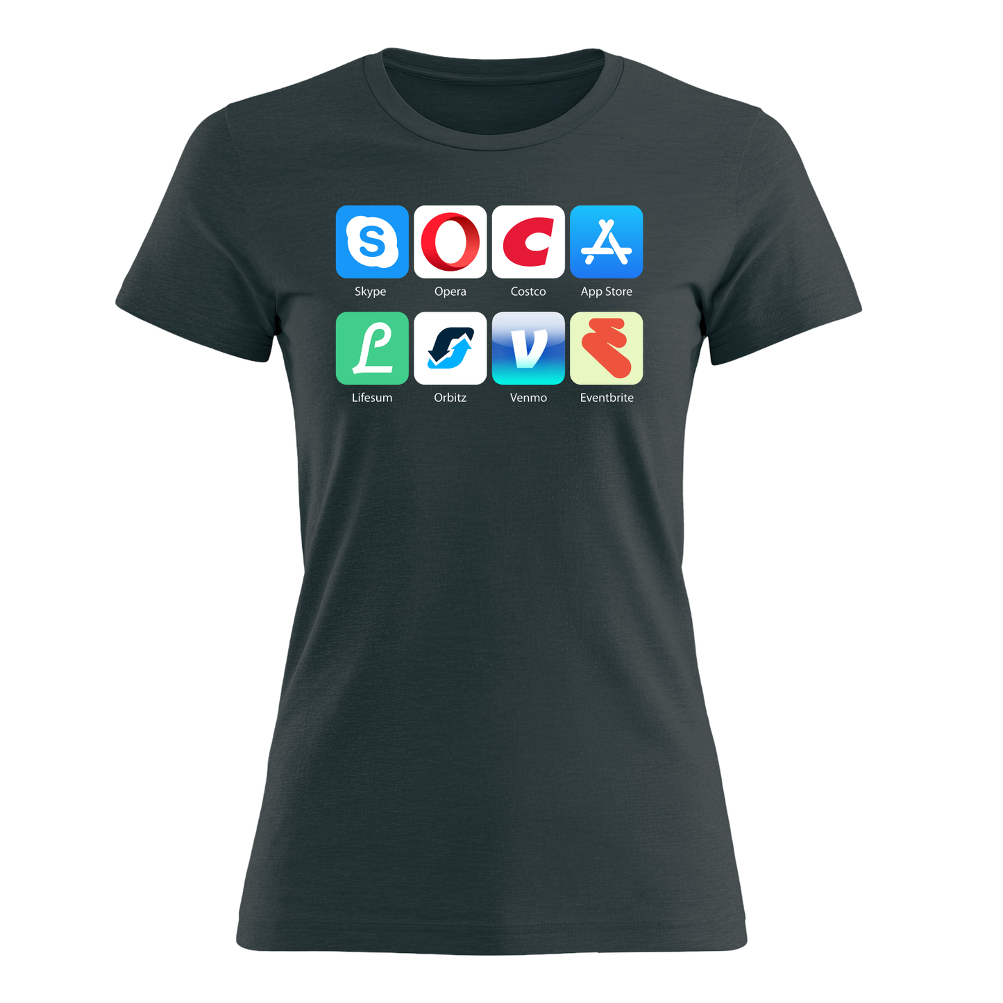 Soca Love Social Icon - Women's Tee