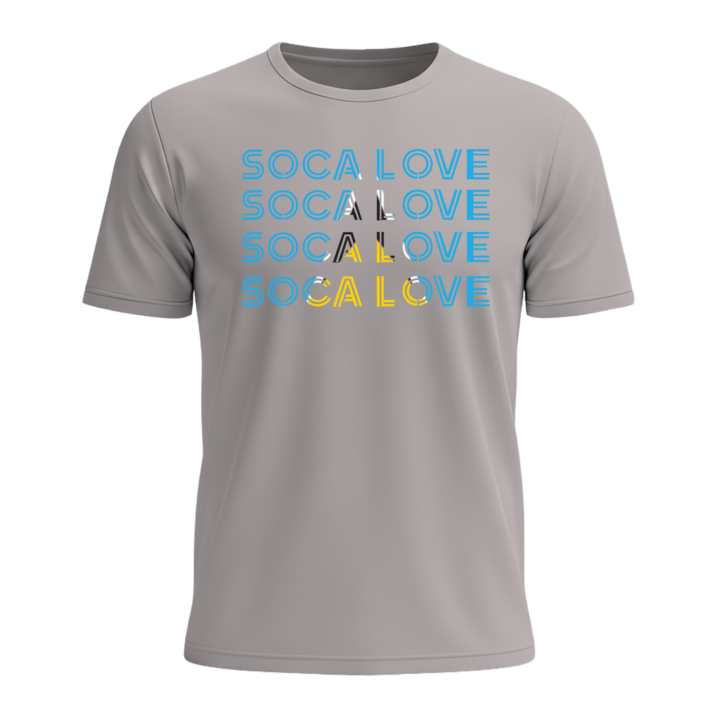 Soca Love Slant Colorblock III - Youth Tee
