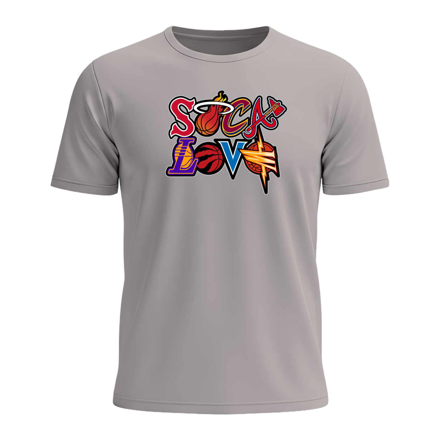 Soca Love Sports Icon Stacked - Men's Tee