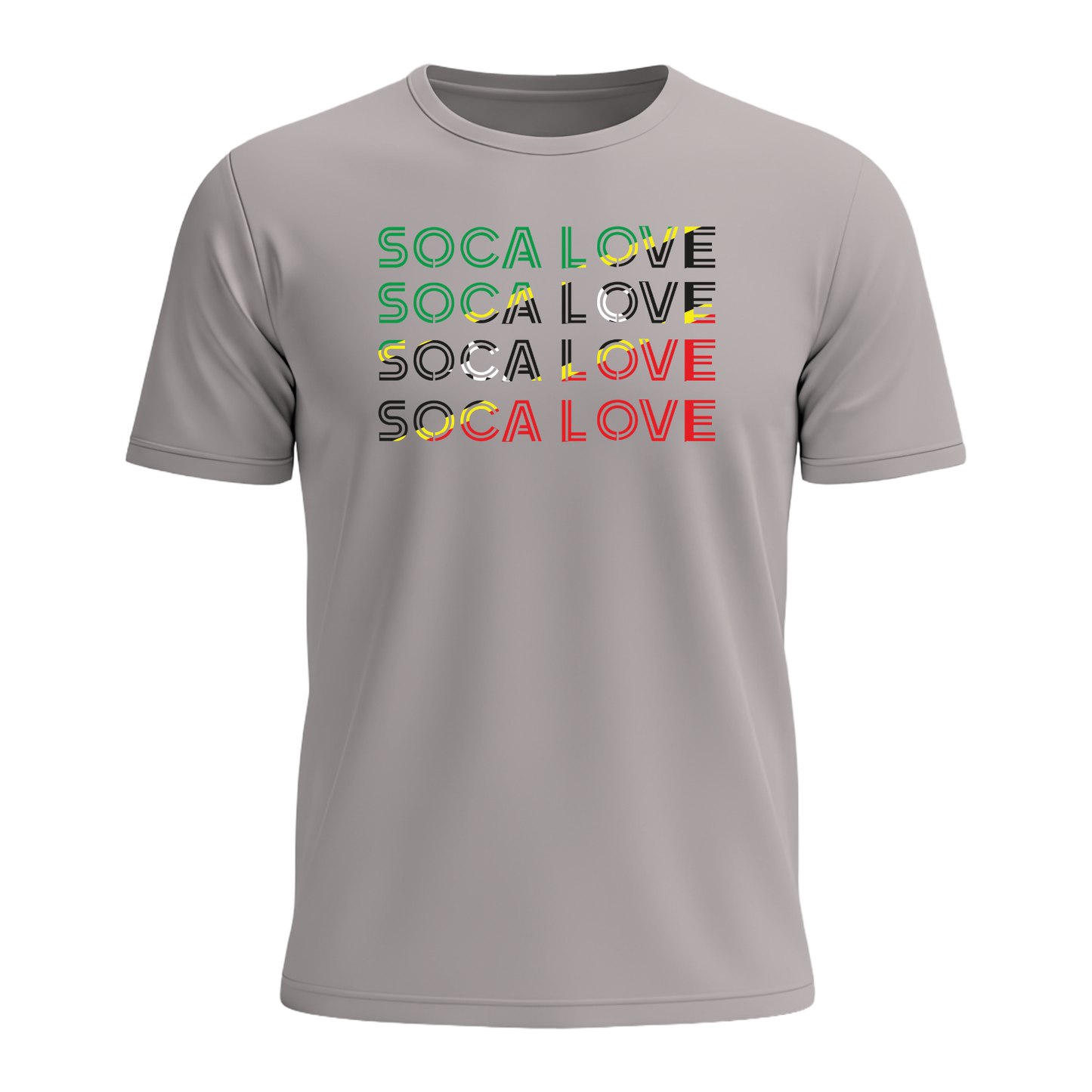 Soca Love Slant Colorblock I - Men's Tee
