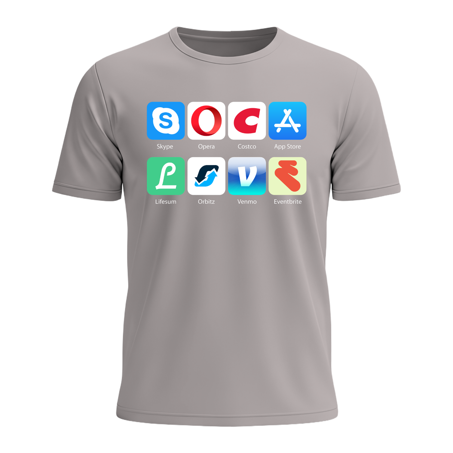 Soca Love Social Icons - Men's Tee