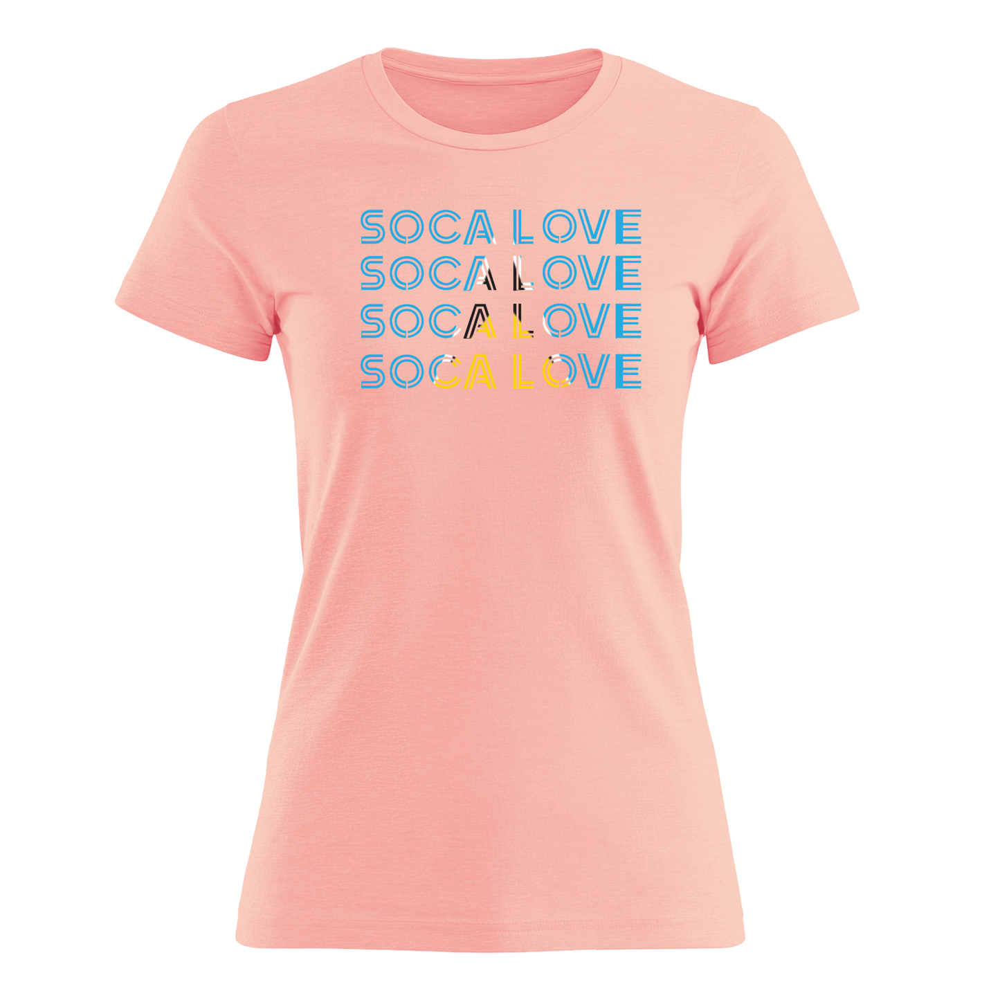 Soca Love Slant Colorblock III - Women's Tee
