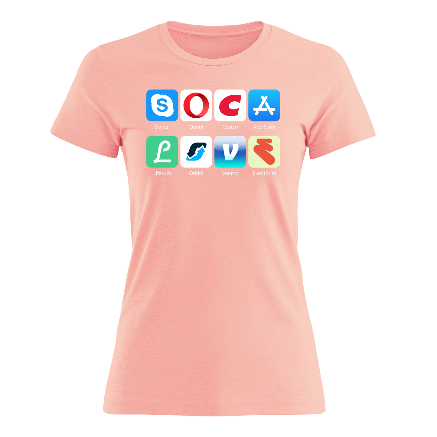 Soca Love Social Icon - Women's Tee