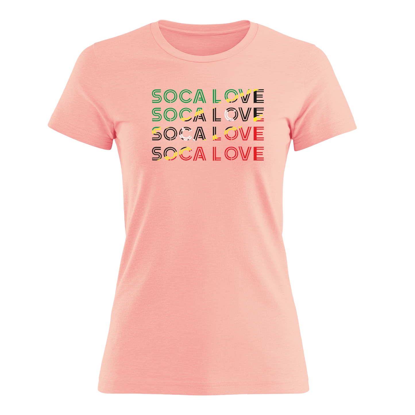 Soca Love Slant Colorblock I - Women's Tee
