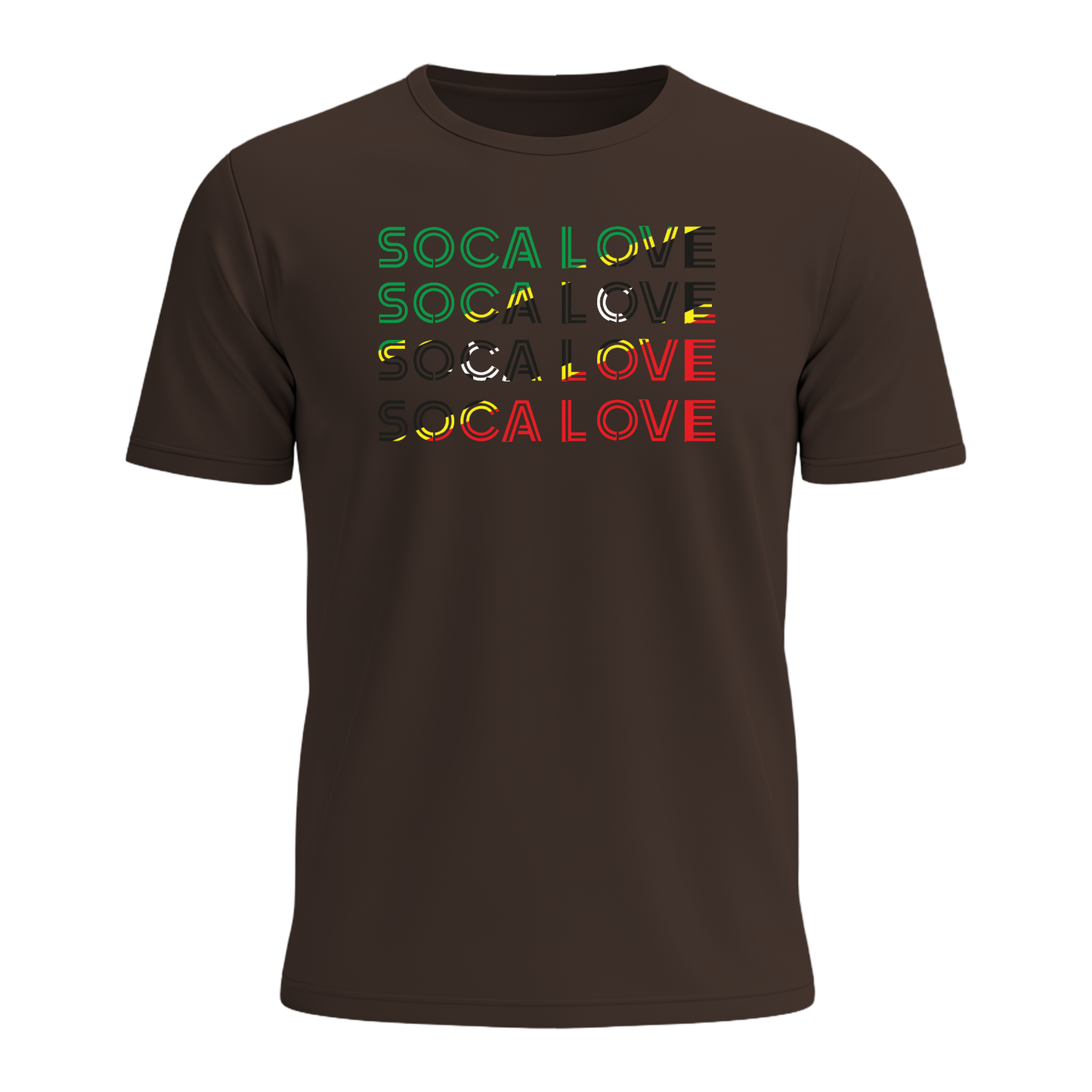 Soca Love Slant Colorblock I - Men's Tee