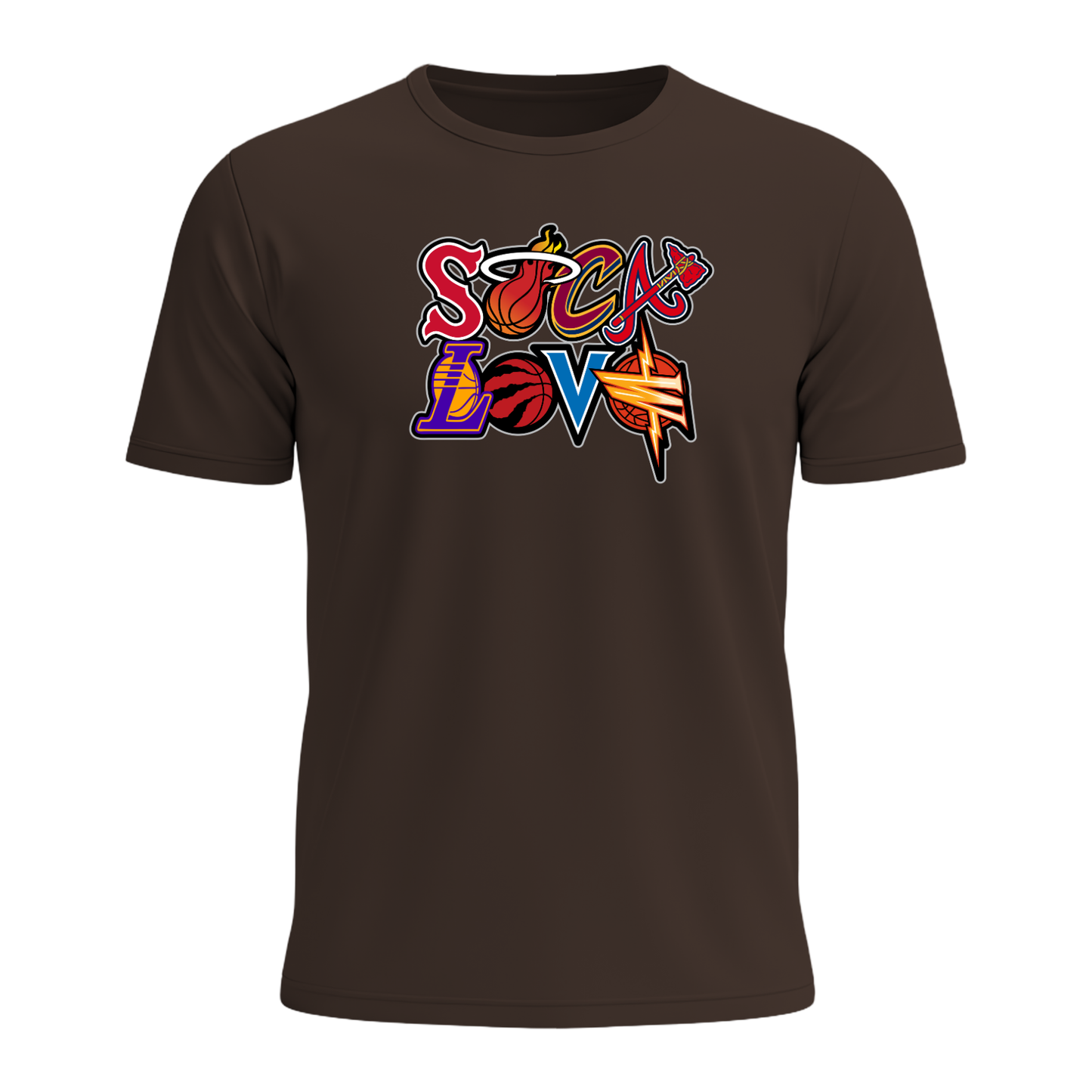 Soca Love Sports Icon Stacked - Men's Tee