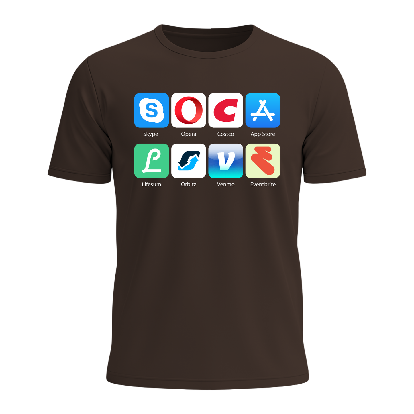 Soca Love Social Icons - Men's Tee